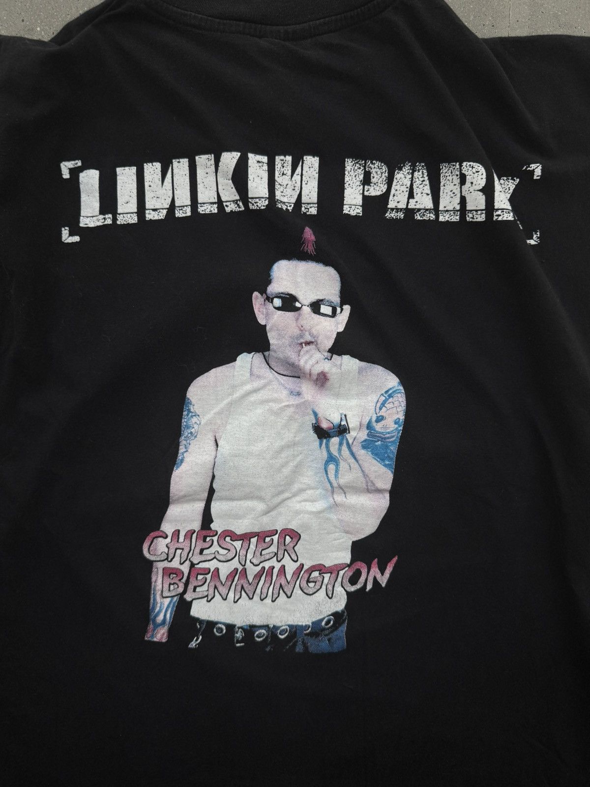 Band Tees × Vintage Linkin Park Hybrid Theory chester bennington custom vintage Size US XXL / EU 58 / 5 - 2 Thumbnail