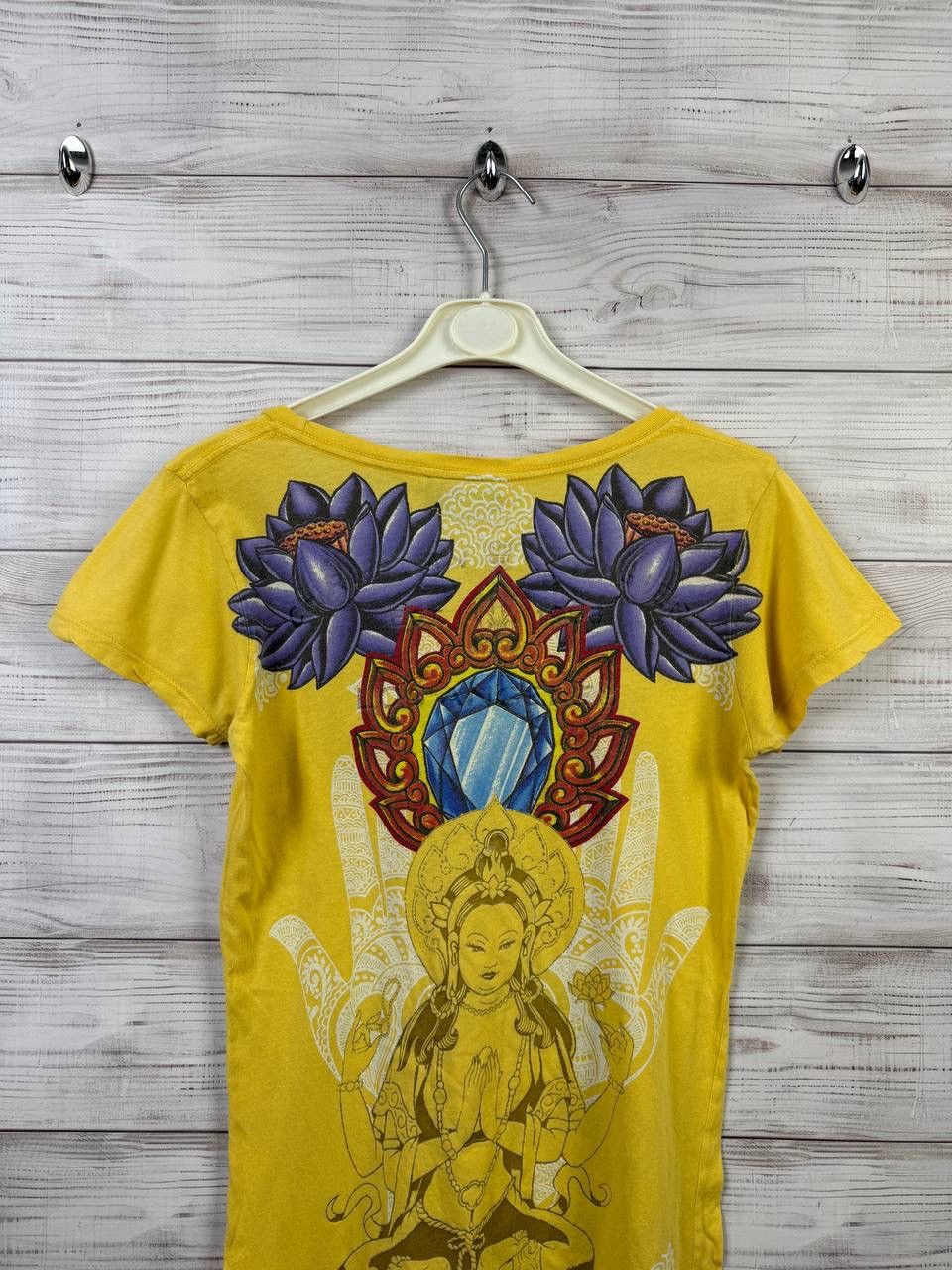 Christian Audigier Christian Audigier Blue Womens Polo Shirt Tee Size M / US 6-8 / IT 42-44 - 7 Thumbnail