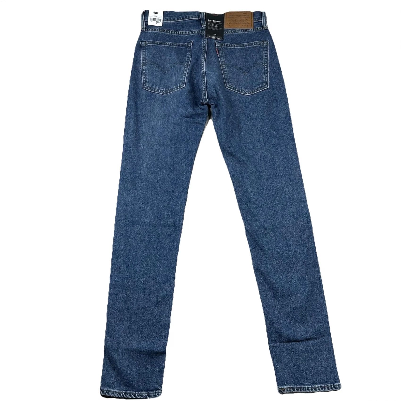 Levi's Levi's 510 Skinny Jeans Mens 28x32 Denim Blue Mid Wash Classic 510 Levi's Jeans Regular Mens Blue Denim Cotton Blend Size US 28 / EU 44 - 2 Thumbnail