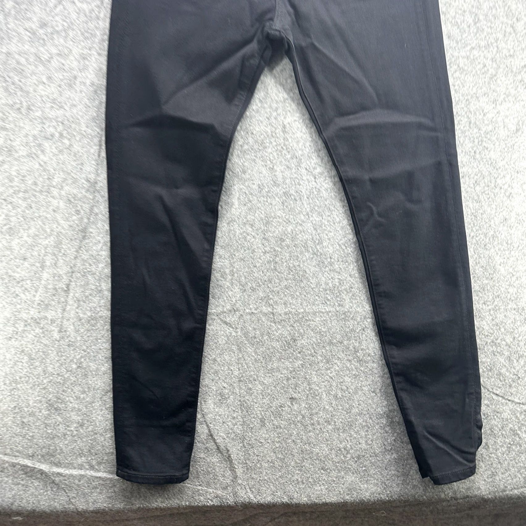 Vintage AG Adriano Goldschmied Jeans Womens Black 25R Farrah Skinny Ankle High Rise Size 42" / US 20 - 4 Thumbnail