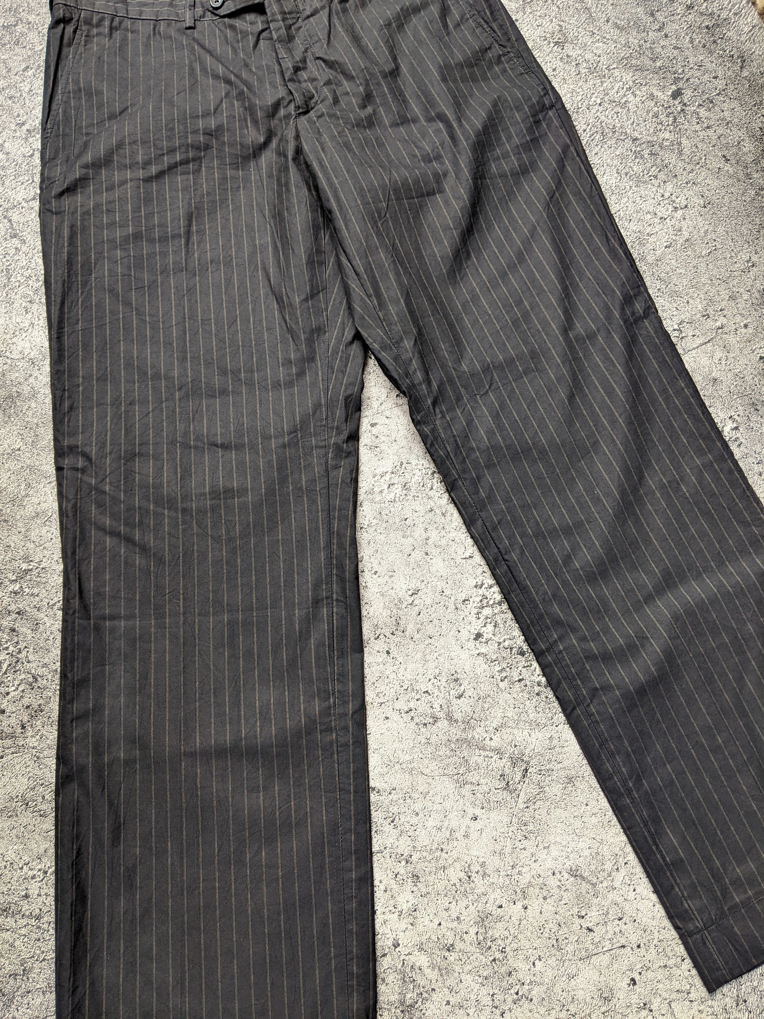 Prada Prada Pinstripe Tailored Pants Navy Size US 34 / EU 50 - 4 Thumbnail