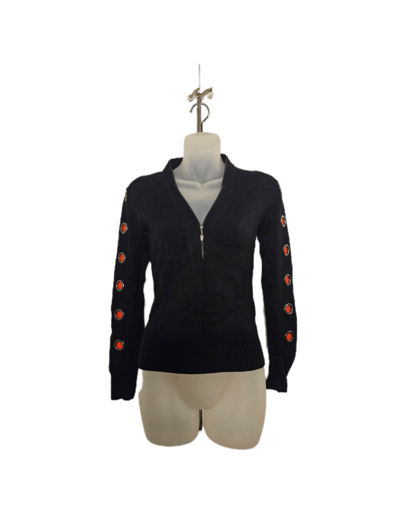 Other COUTURE RUNWAY GROMMET ZIP SWEATER 1998 Size M / US 6-8 / IT 42-44 - 3 Thumbnail