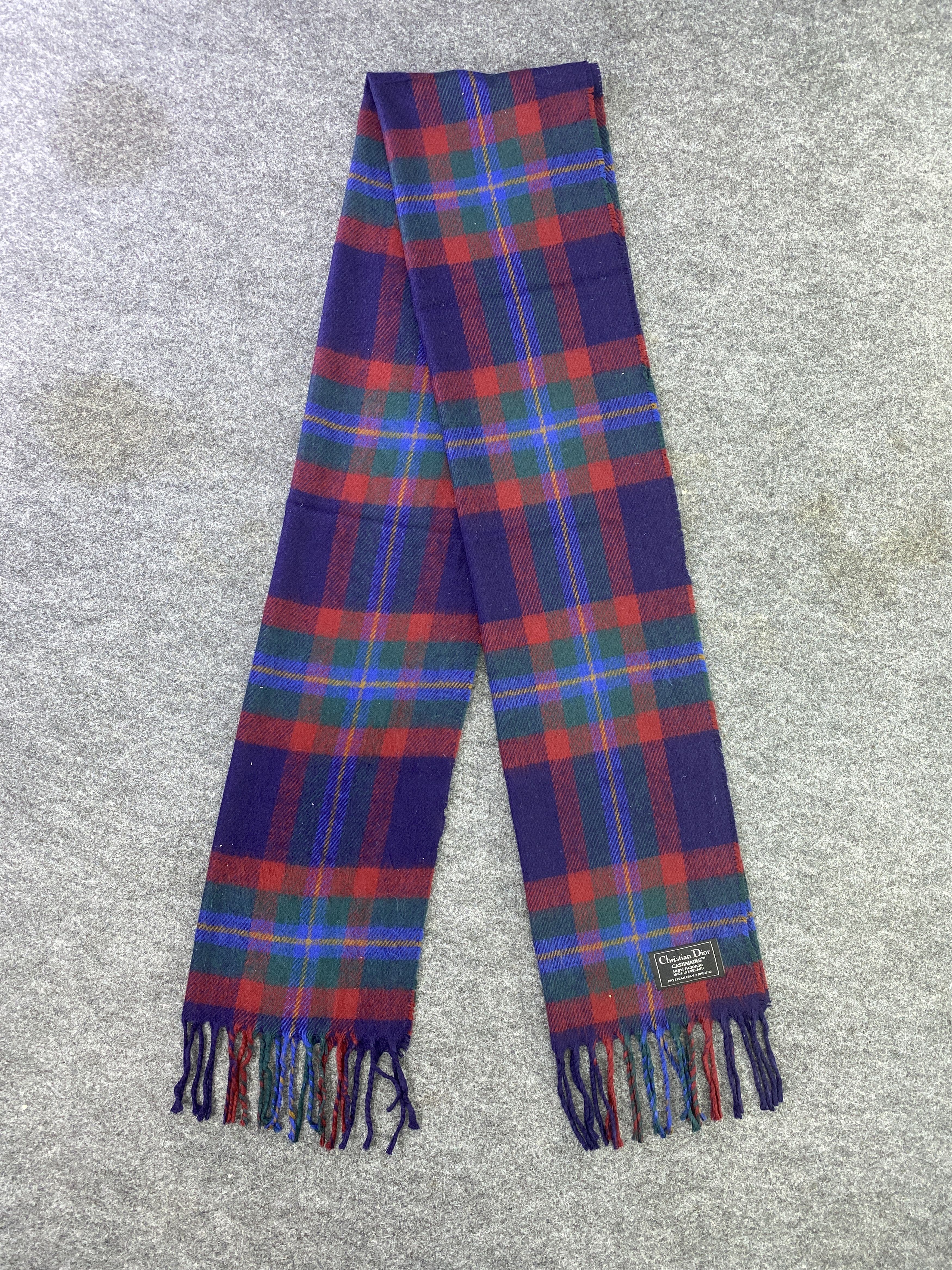 Christian Dior Monsieur Christian Dior Cashmaire Scarf / Muffler / Neckwear -T482 Size ONE SIZE - 3 Thumbnail