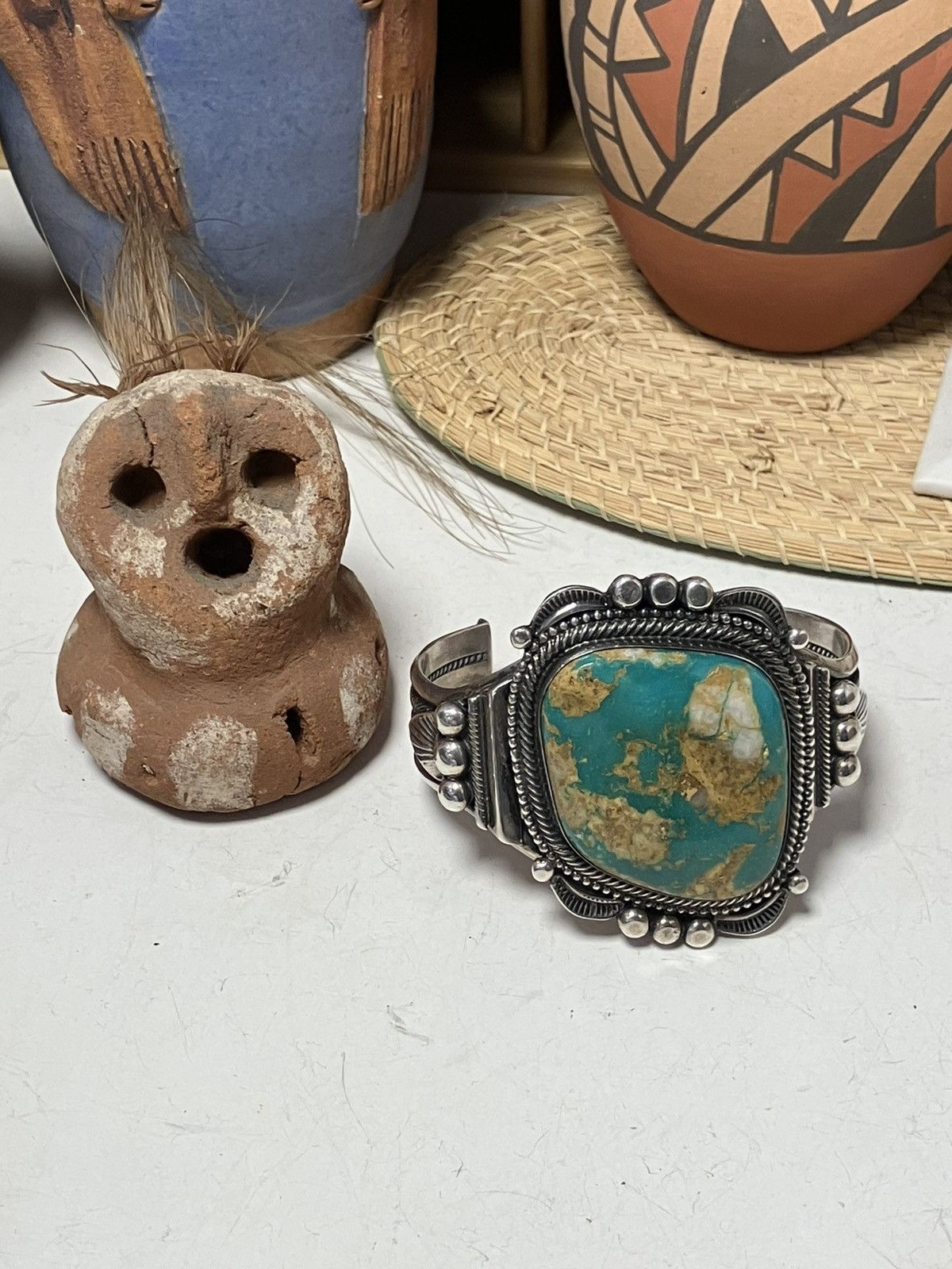 Other Stunning Vintage Navajo Cuff by Master Silversmith Tom Lewis Size ONE SIZE - 2 Thumbnail