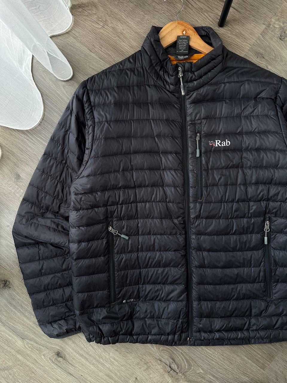 Rab × Vintage Vintage Rab Outdoor Gray Micro Down Men Jacket Size US L / EU 52-54 / 3 - 7 Thumbnail