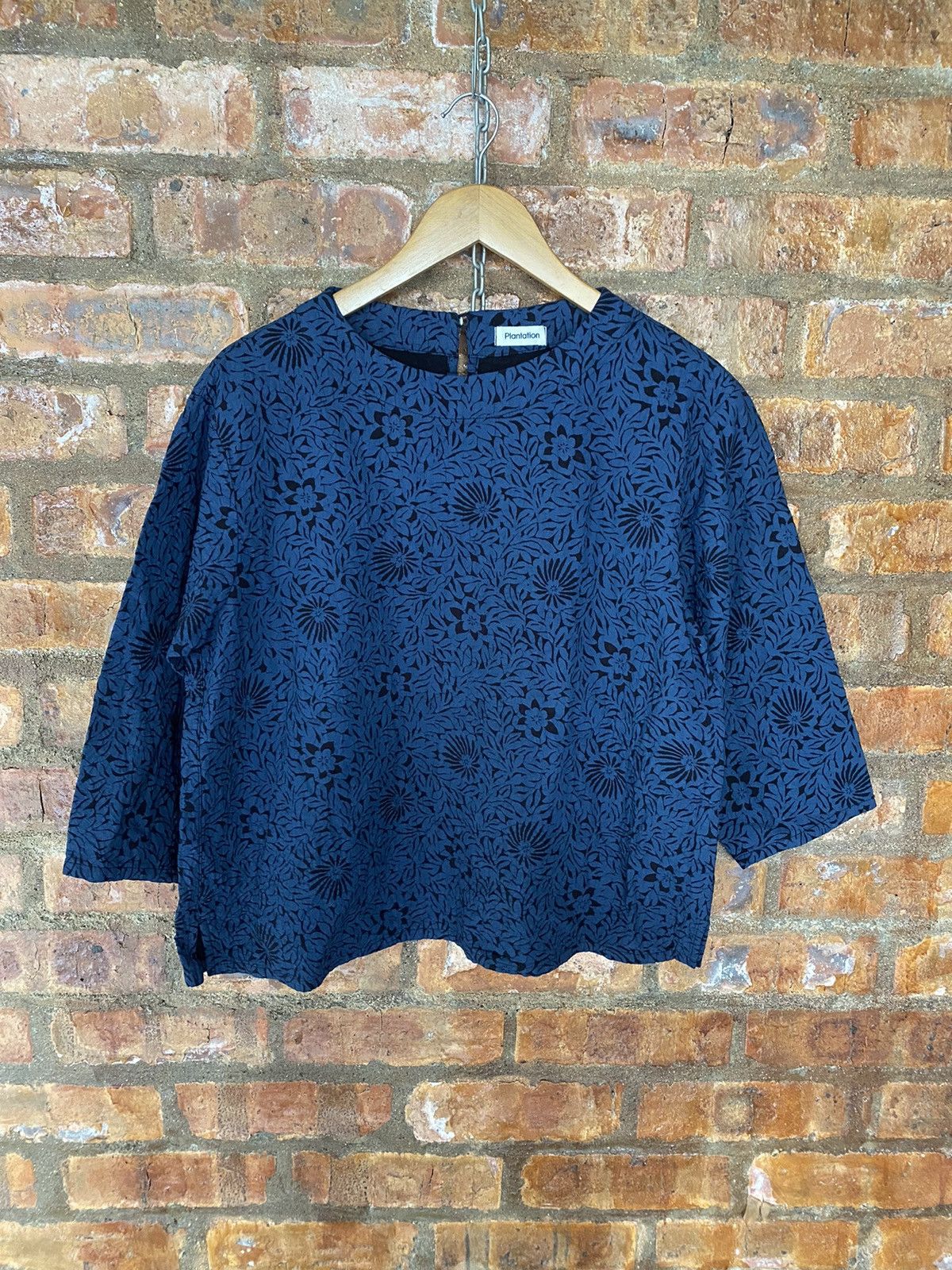 Issey Miyake 1990s Plantation 3D floral crop shirt Size M / US 6-8 / IT 42-44 - 2 Thumbnail