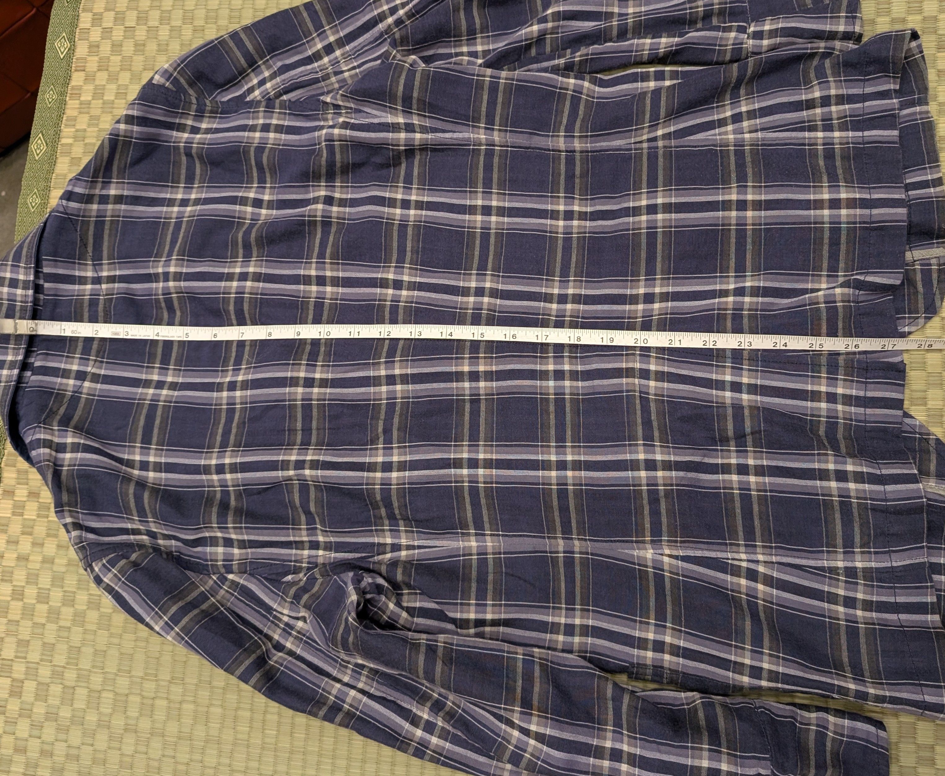 GIAN CARLO ROSSI Giancarlo Rossi Plaid Cotton Blazer Made in Italy Size 38R - 7 Thumbnail