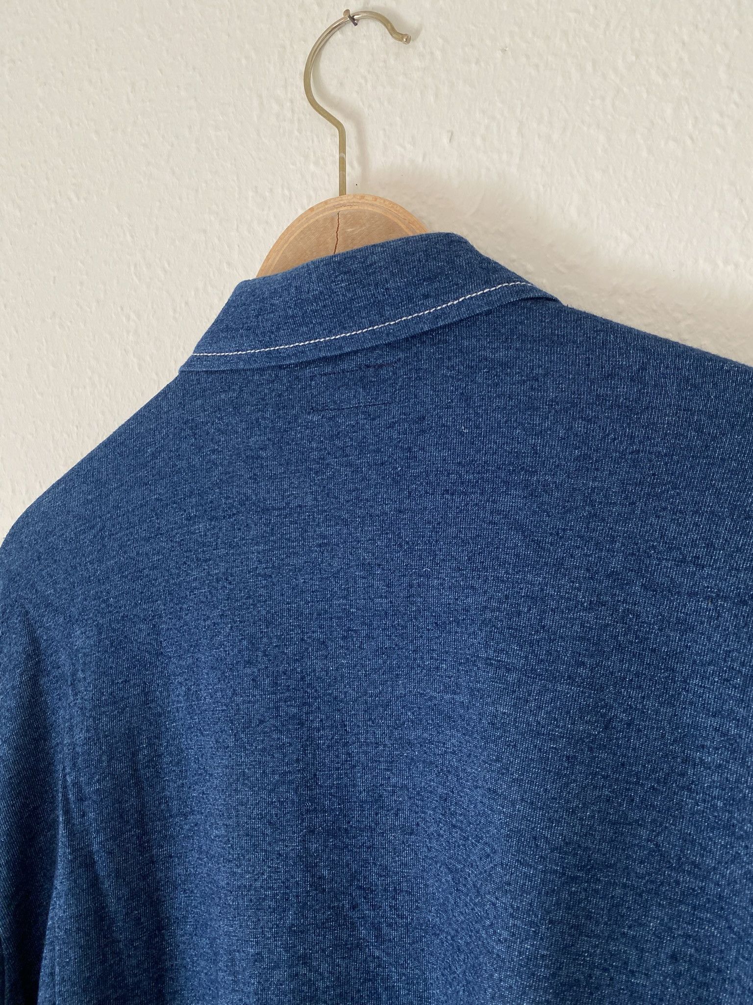 Vintage 2/M - Indigo Knit Shirt - Made in England Size US M / EU 48-50 / 2 - 11 Thumbnail