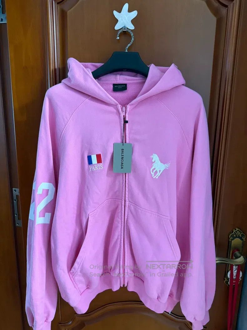 Balenciaga Balenciaga Pink warhorse jacket Size US S / EU 44-46 / 1 - 1 Thumbnail