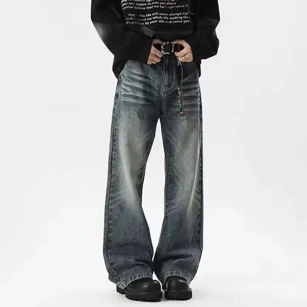 Japanese Brand Asakawa x Hioki Washed Style Denim Pant Size US 31 - 3 Thumbnail