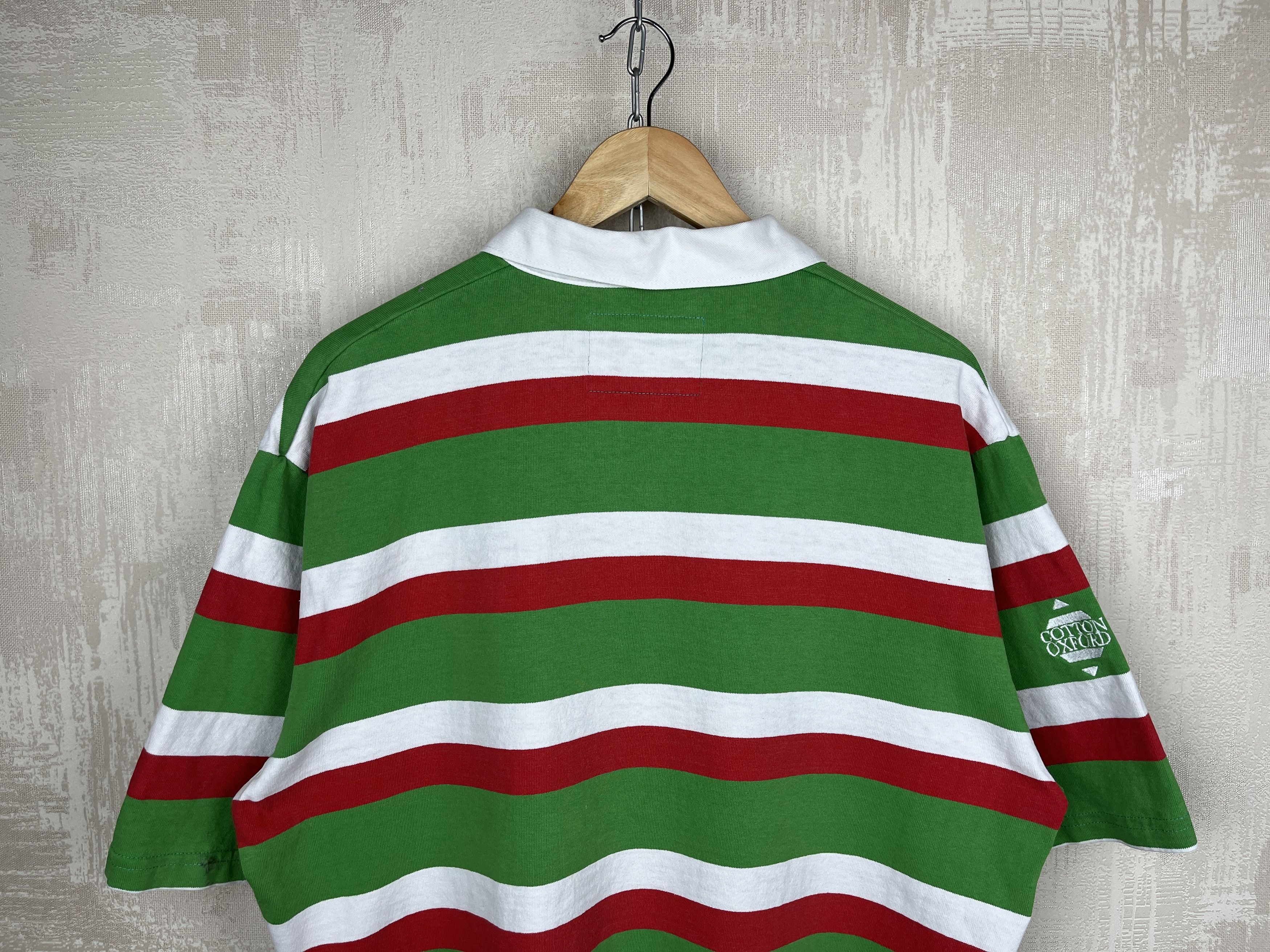 Cotton Traders 90s Leicester Tigers Vintage Rugby Shirt S/S Jersey Size US XL / EU 56 / 4 - 20 Thumbnail