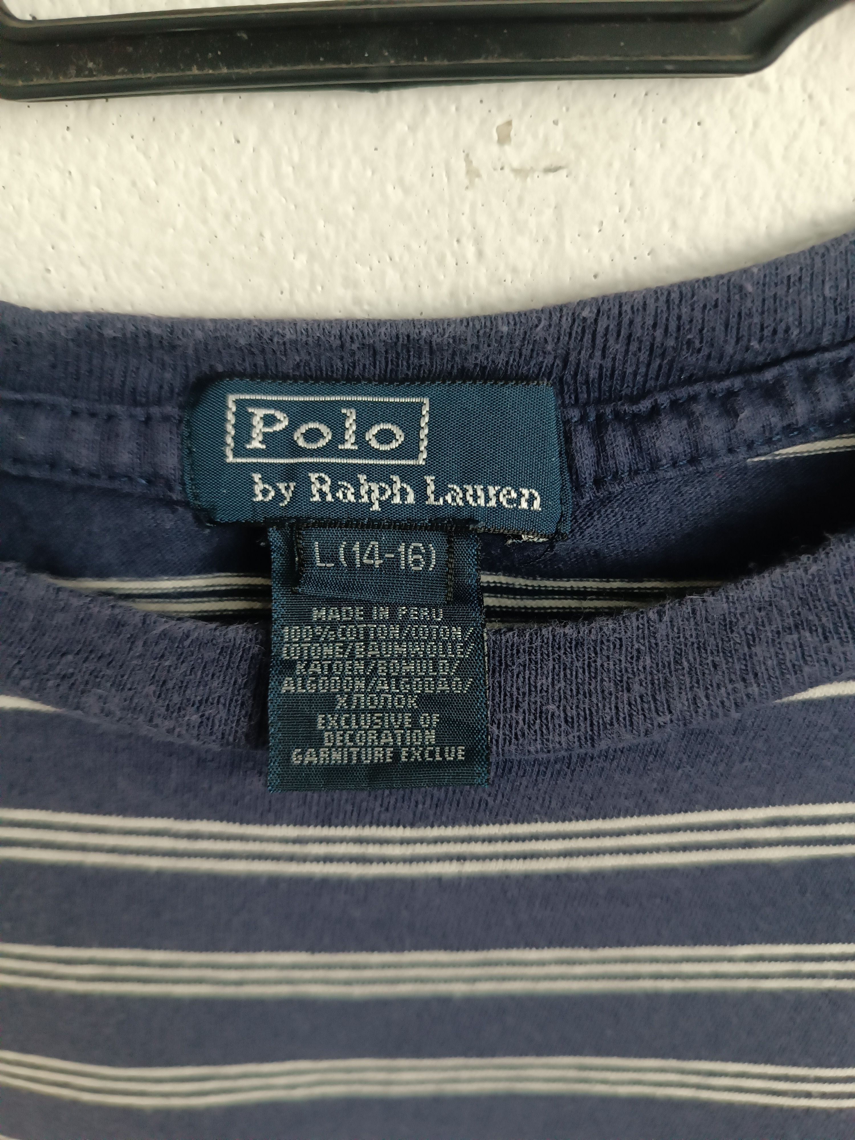 Polo Ralph Lauren VINTAGE POLO RALPH LAUREN STRIPES TEE VERY RARE Size US S / EU 44-46 / 1 - 8 Thumbnail