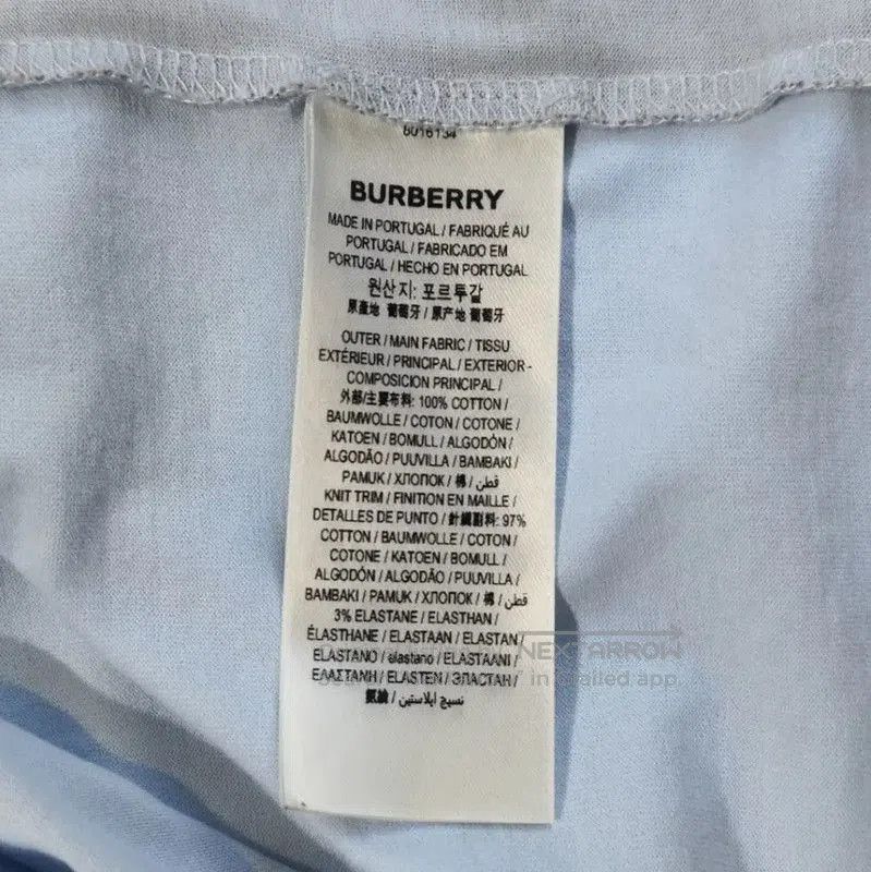 Burberry Burberry Light Blue Women's T-Shirt with Horse Print. Size S / US 4 / IT 40 - 4 Thumbnail