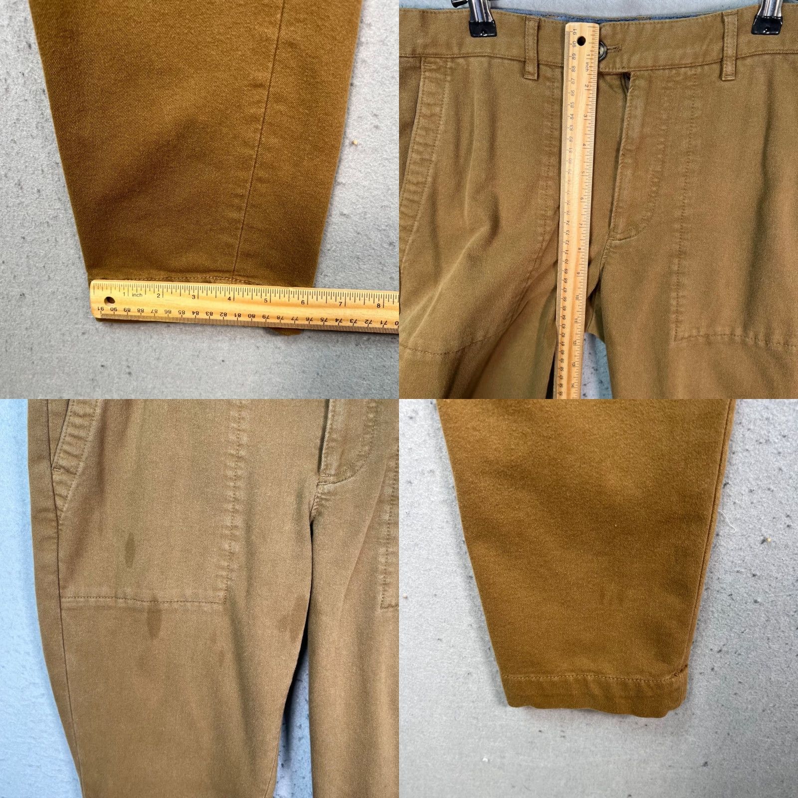 Banana Republic Banana Republic Mens 31 x 28 Brown Mason Athletic Tapered Khaki Chino Pants Shirt? Size US 31 - 8 Thumbnail