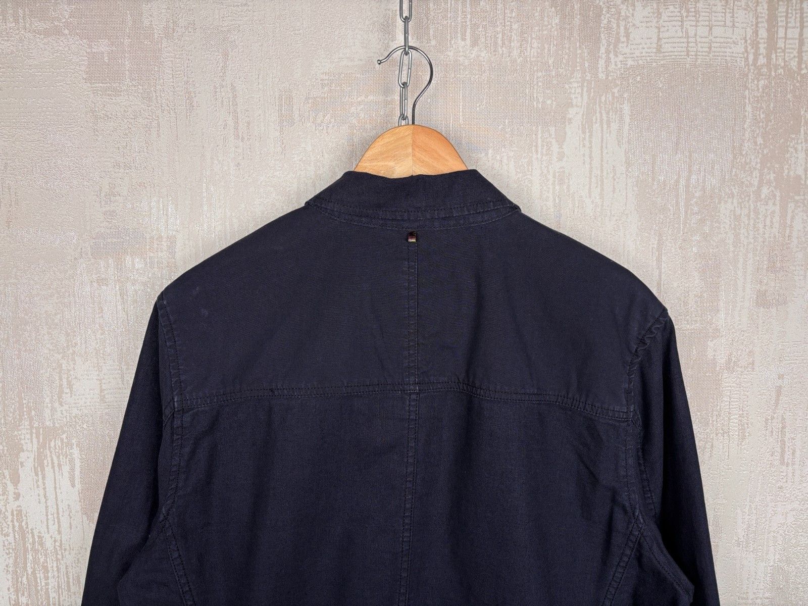 Pretty Green Pretty Green Linen / Cotton Pockets Jacket Navy Size US L / EU 52-54 / 3 - 21 Thumbnail