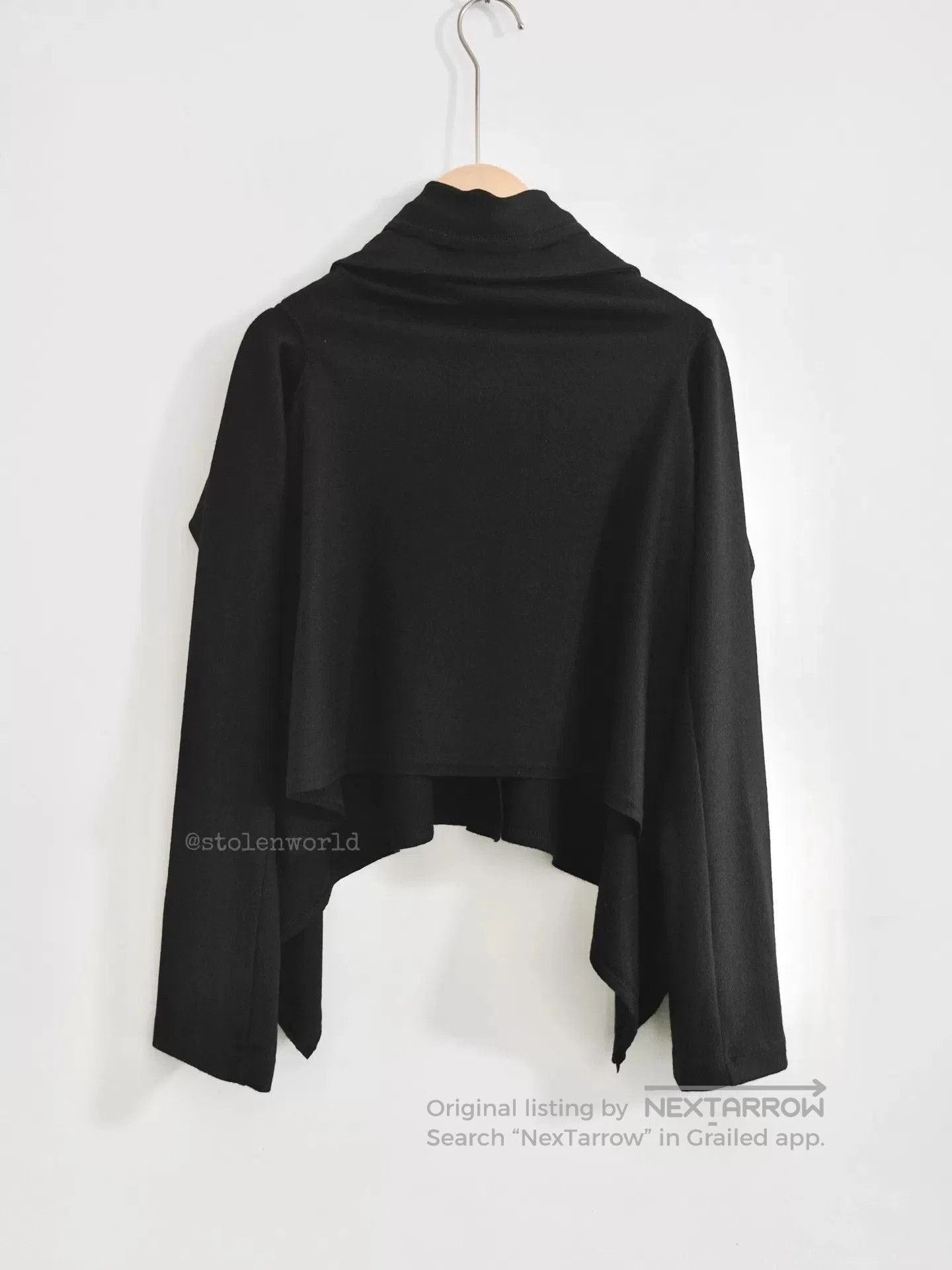 Rei Kawakubo comme des garcons irregular wool top. Size XS / US 0-2 / IT 36-38 - 3 Thumbnail