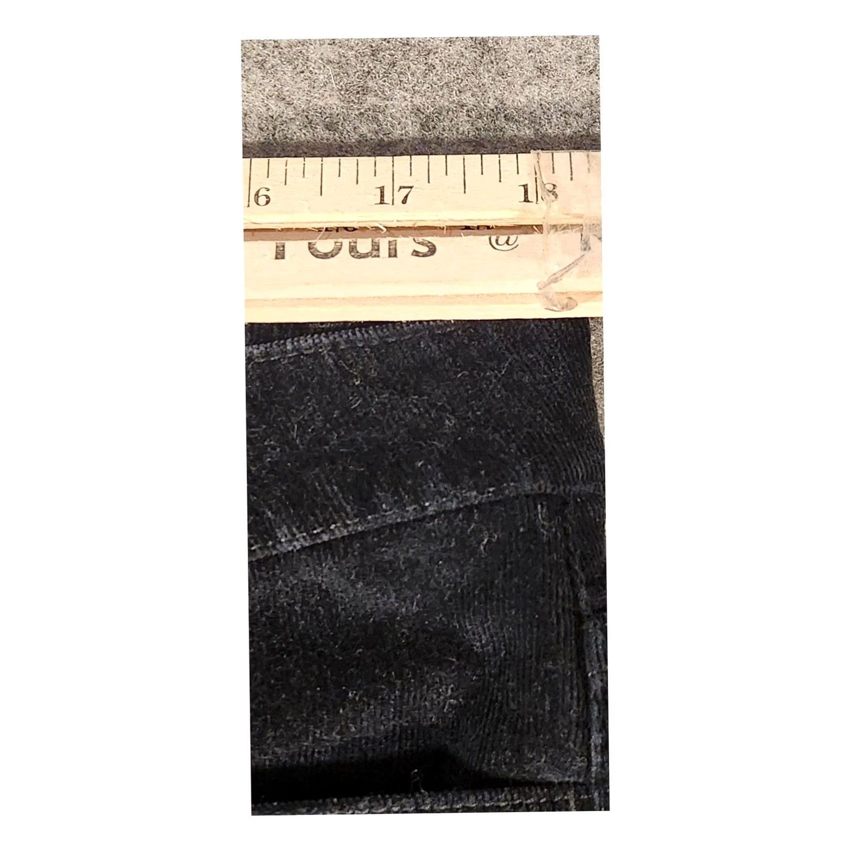 J. Jill J.Jill Corduroy Pants Womens 16 Tall Black Straight Leg Stretch Chino Casual Pants Size 38" / US 16 / IT 52 - 5 Thumbnail