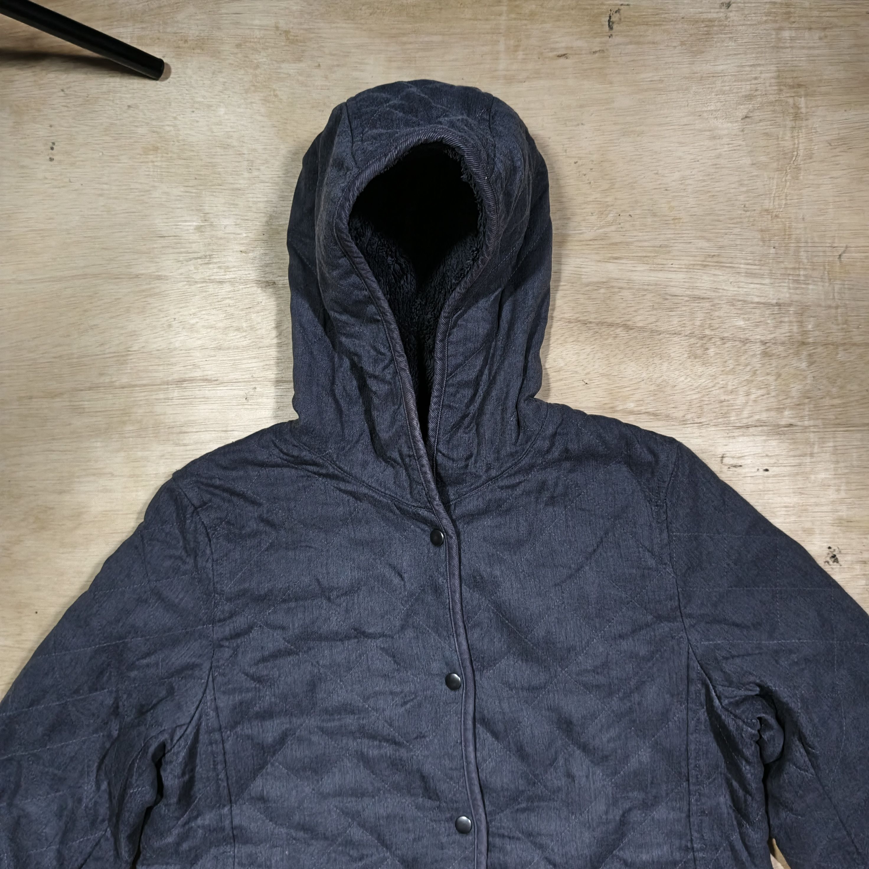 Uniqlo UNIQLO Pile-Lined Fleece Utility Quilted Hooded Size M / US 6-8 / IT 42-44 - 2 Thumbnail