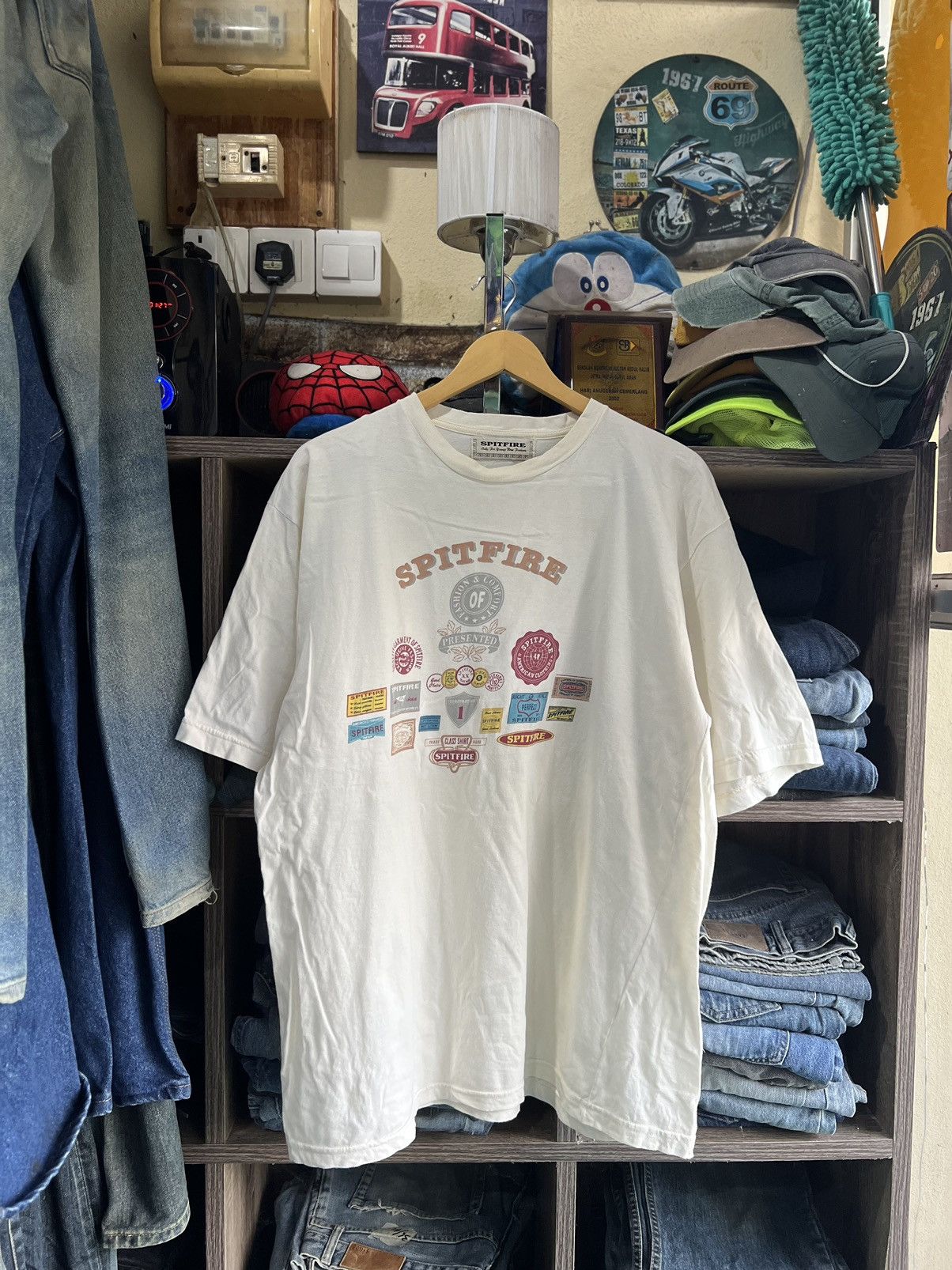 Spitfire 🔥Vintage Spitfire Logo Tee Size US XL / EU 56 / 4 - 1 Thumbnail