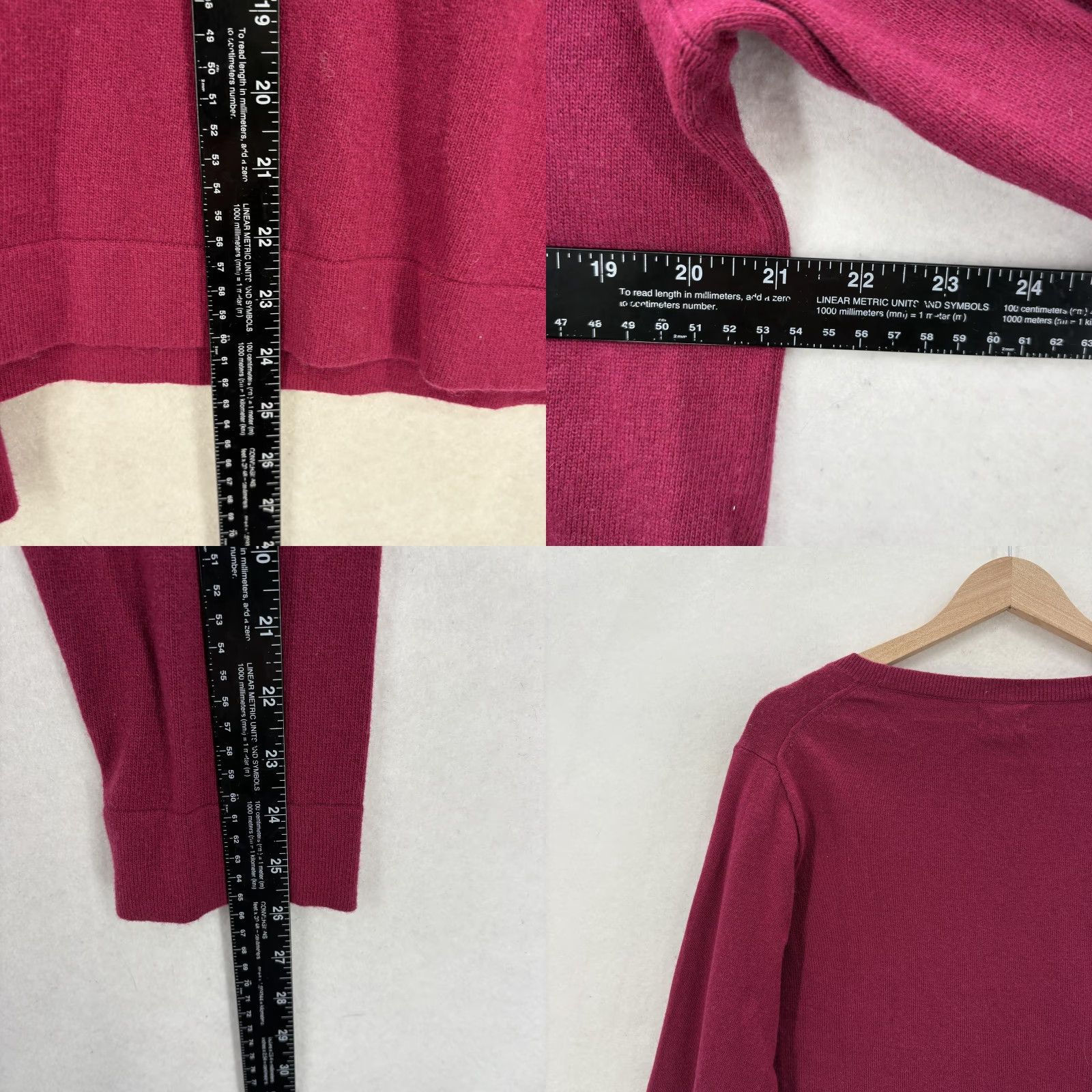 J.Crew J.CREW Sweater Womens XL Red Crew Neck Knit Pullover Casual NWT Merino Wool Cotton Tight-Knit Vintage: No Size XL / US 12-14 / IT 48-50 - 8 Thumbnail