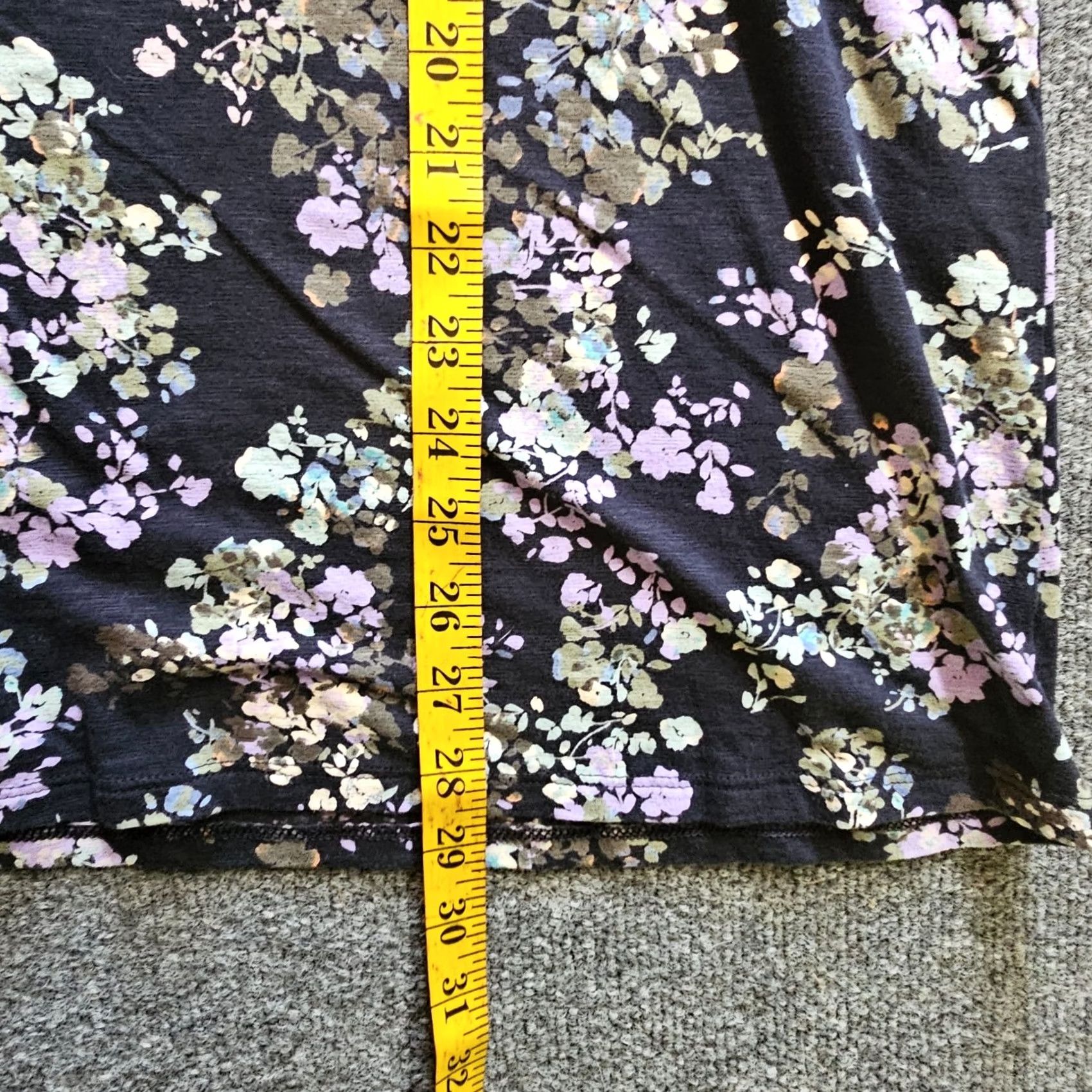 J. Jill J Jill Top Shirt Womens XL Black Purple Floral Long Sleeve Button Career Casual Shirt XL Black Purple Floral Long Sleeve Button Career Casual Womens Size XL / US 12-14 / IT 48-50 - 6 Thumbnail