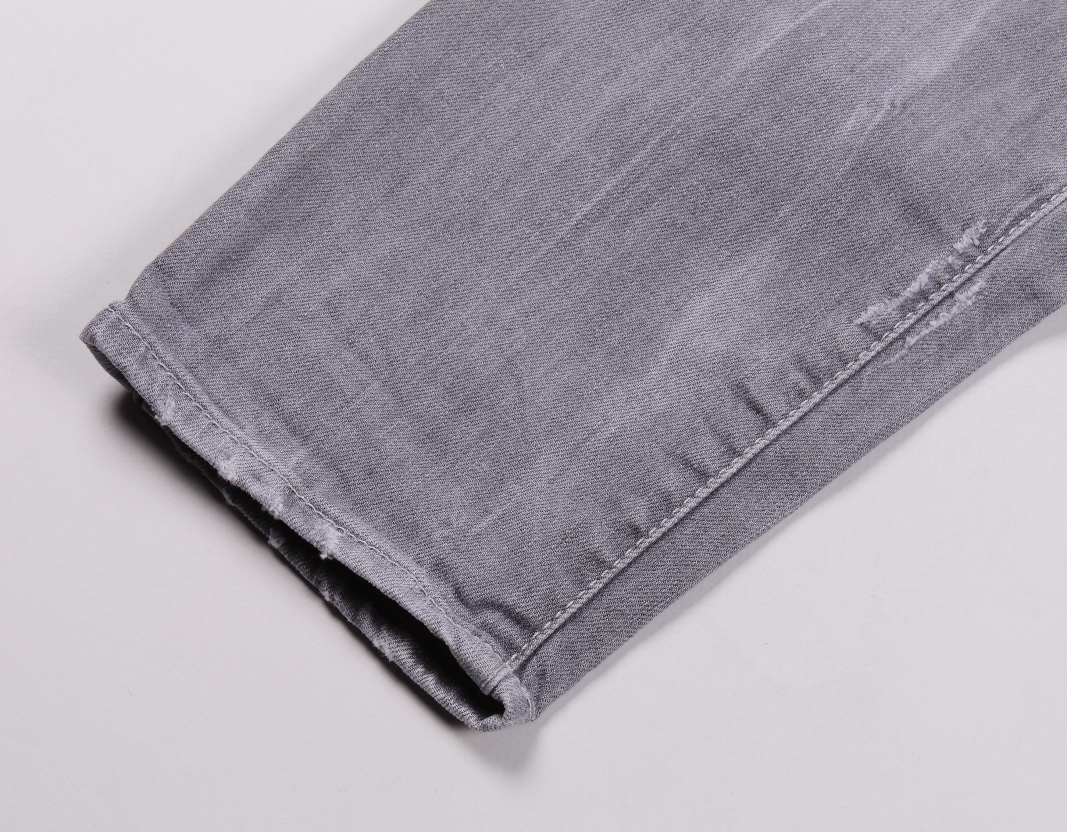Dsquared2 Dsquared2 Grey Distressed Slim Fit Denim Jeans Size US 32 / EU 48 - 5 Thumbnail
