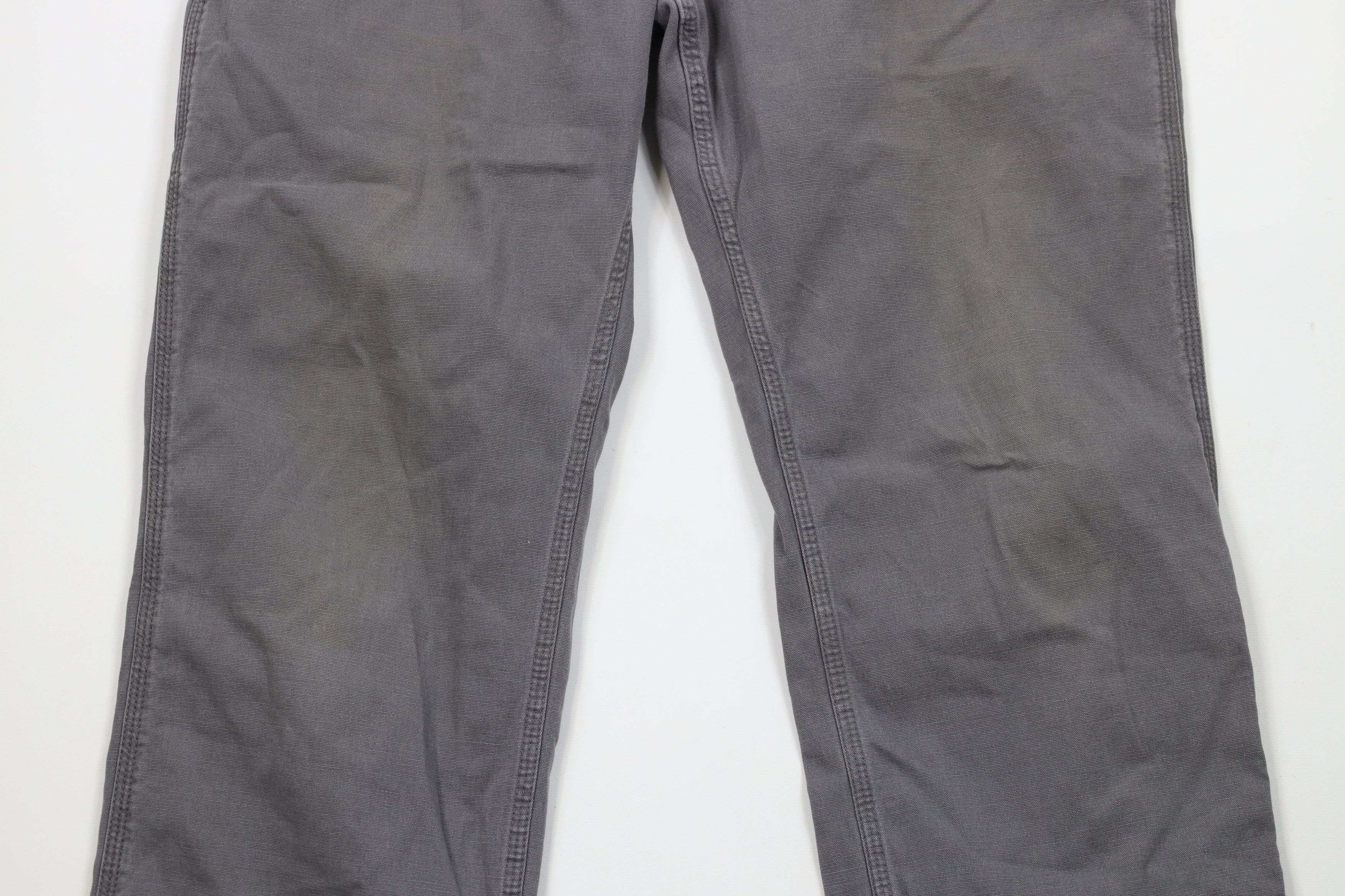 Carhartt × Vintage Vintage Y2K Carhartt Fit Wide Leg Dungaree Pants Gray Size US 38 / EU 54 - 3 Thumbnail