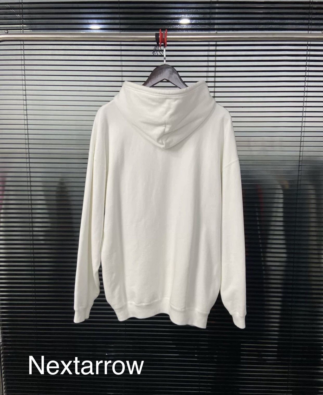 Balenciaga Balenciaga Crown Wheat Ear Logo Letter White Hoodie Size US S / EU 44-46 / 1 - 2 Thumbnail
