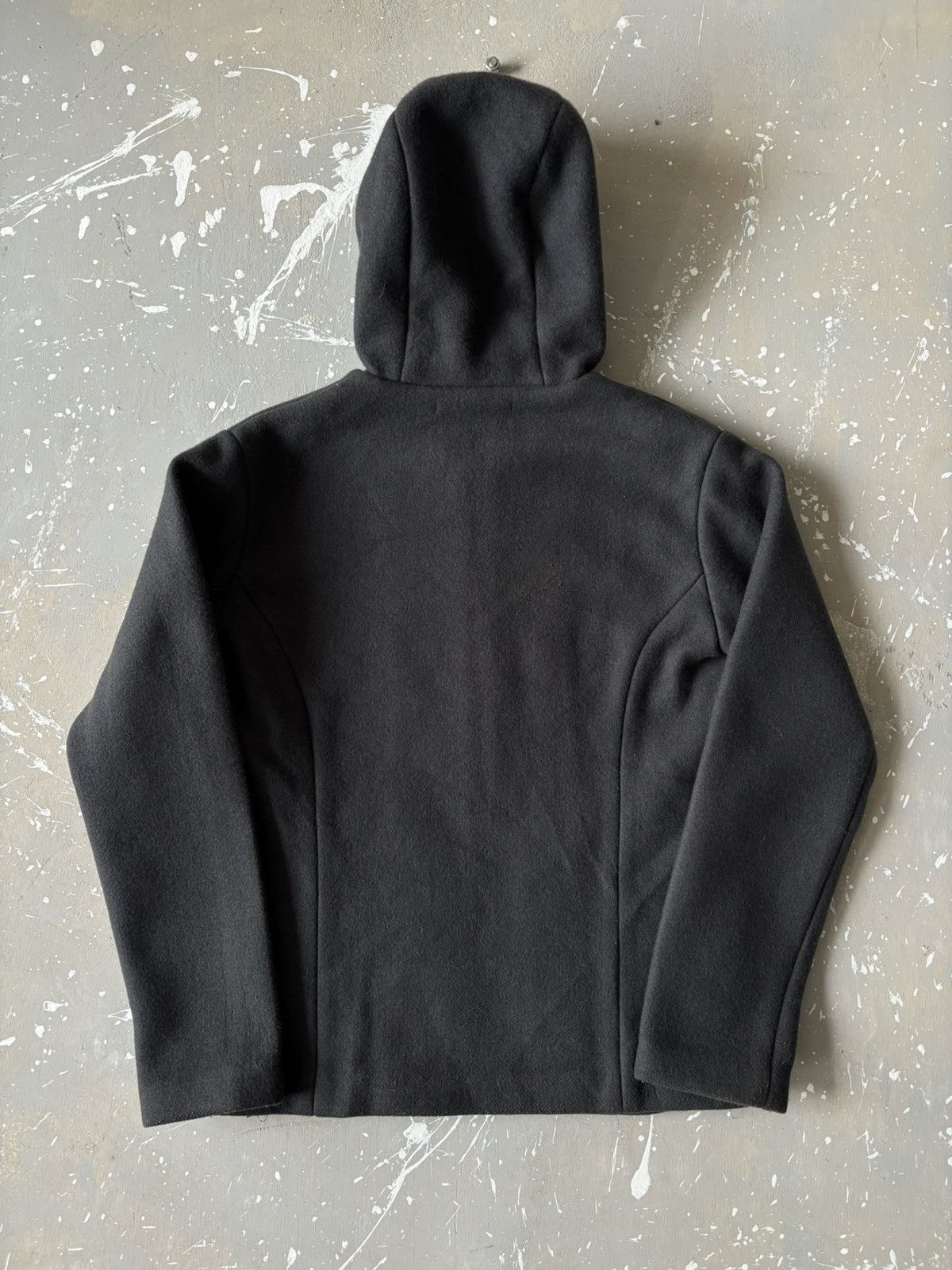 RIPVANWINKLE RIPVANWRINKLE Wool Dark Grey Zip-up Hoodie Sweatshirt Size US S / EU 44-46 / 1 - 6 Thumbnail
