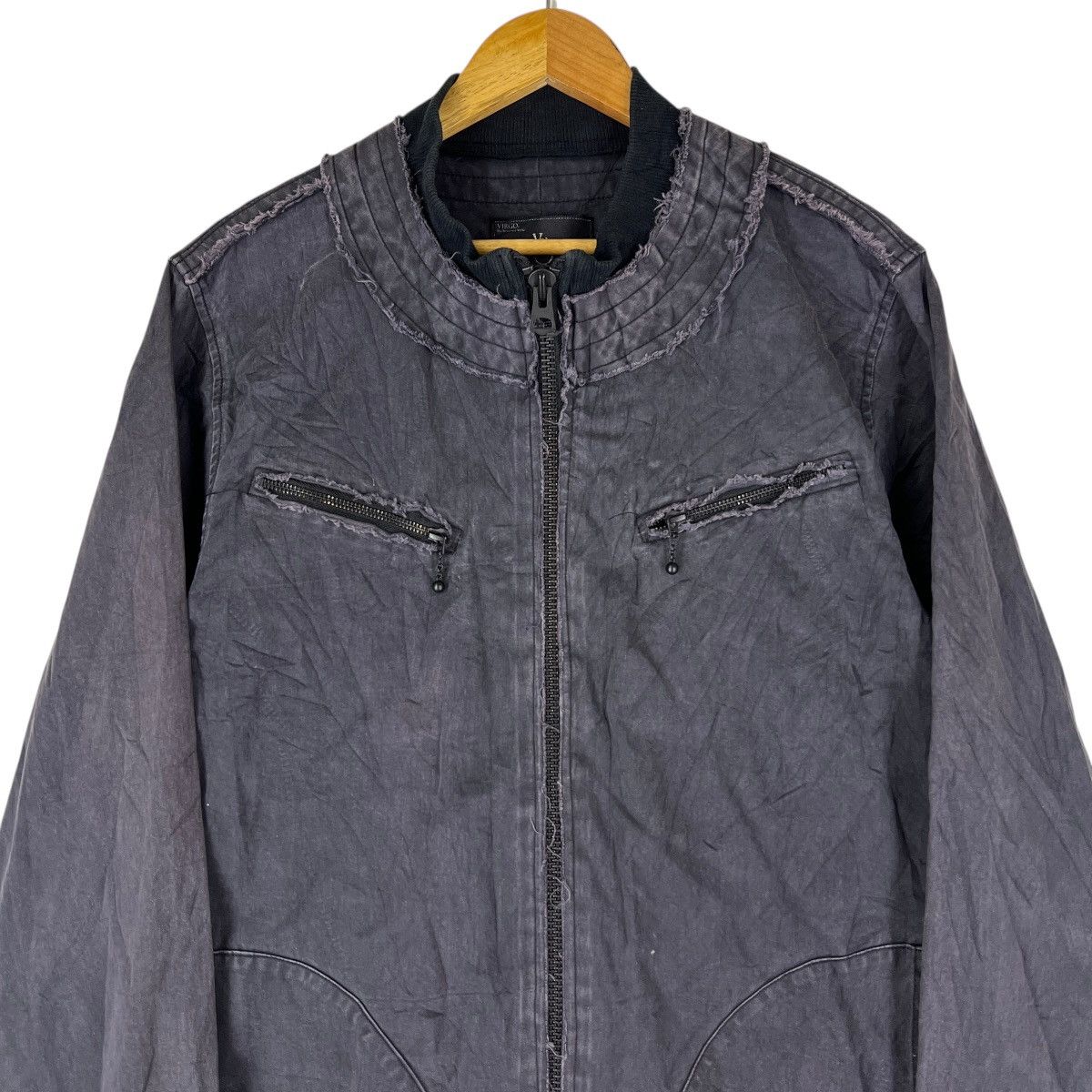 Japanese Brand 🔥 Virgo Colar Less Blouson Bomber Jacket made In japan Size US L / EU 52-54 / 3 - 3 Thumbnail