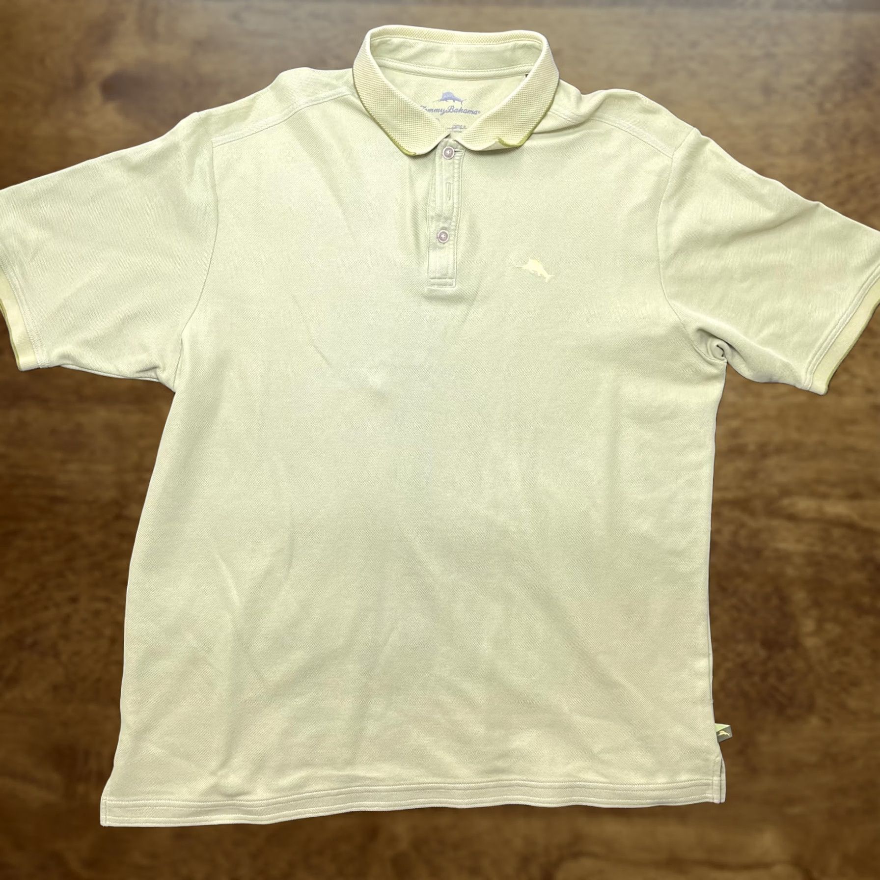 Tommy Bahama Tommy Bahama Polo Shirt Mens XL Green Solid Pima Cotton Knit Short Sleeve Casual Size US XL / EU 56 / 4 - 1 Thumbnail