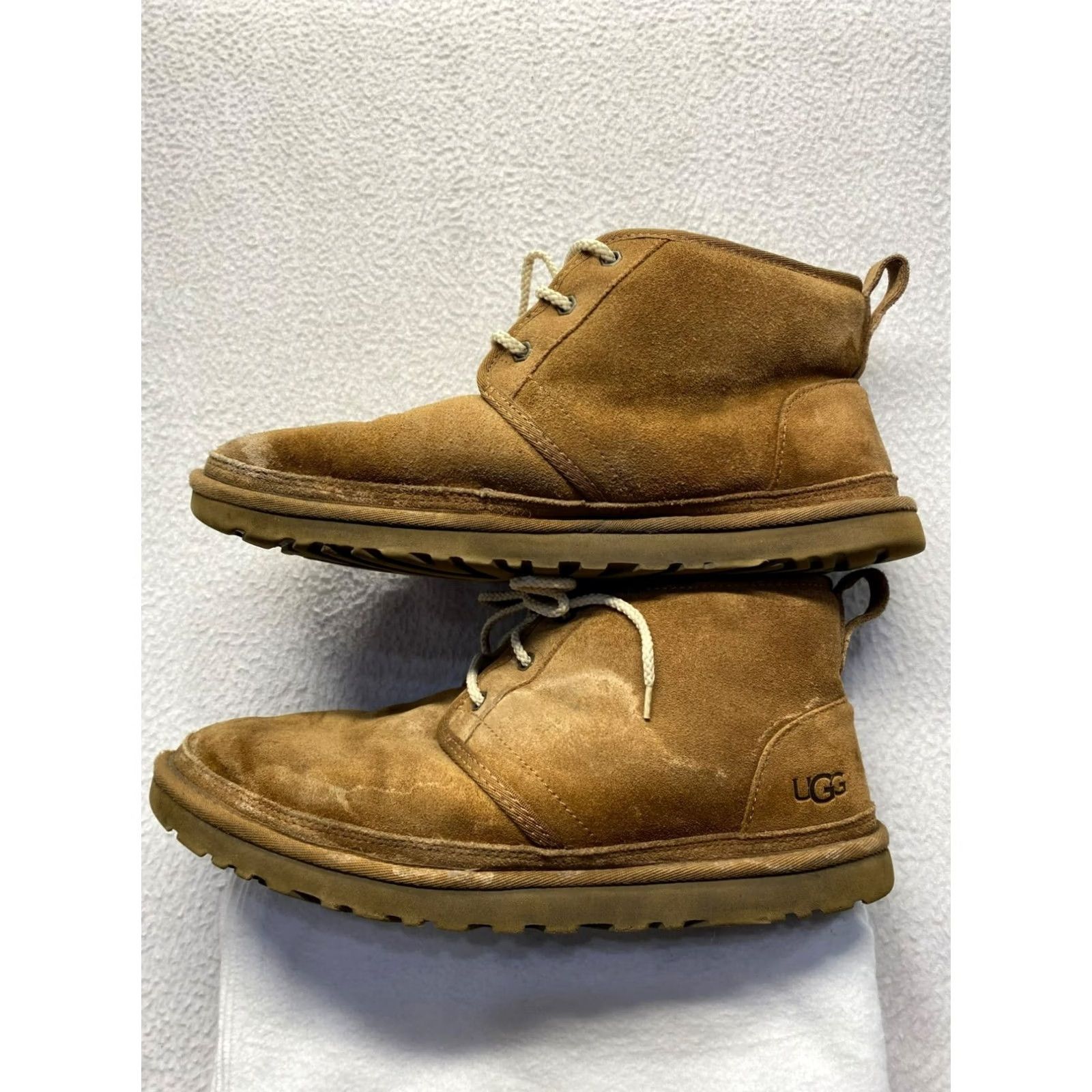 Ugg UGG Mens Suede Shearling Lined Lace-Up Chukka Boots #7271 Size US 11 / EU 44 - 4 Thumbnail