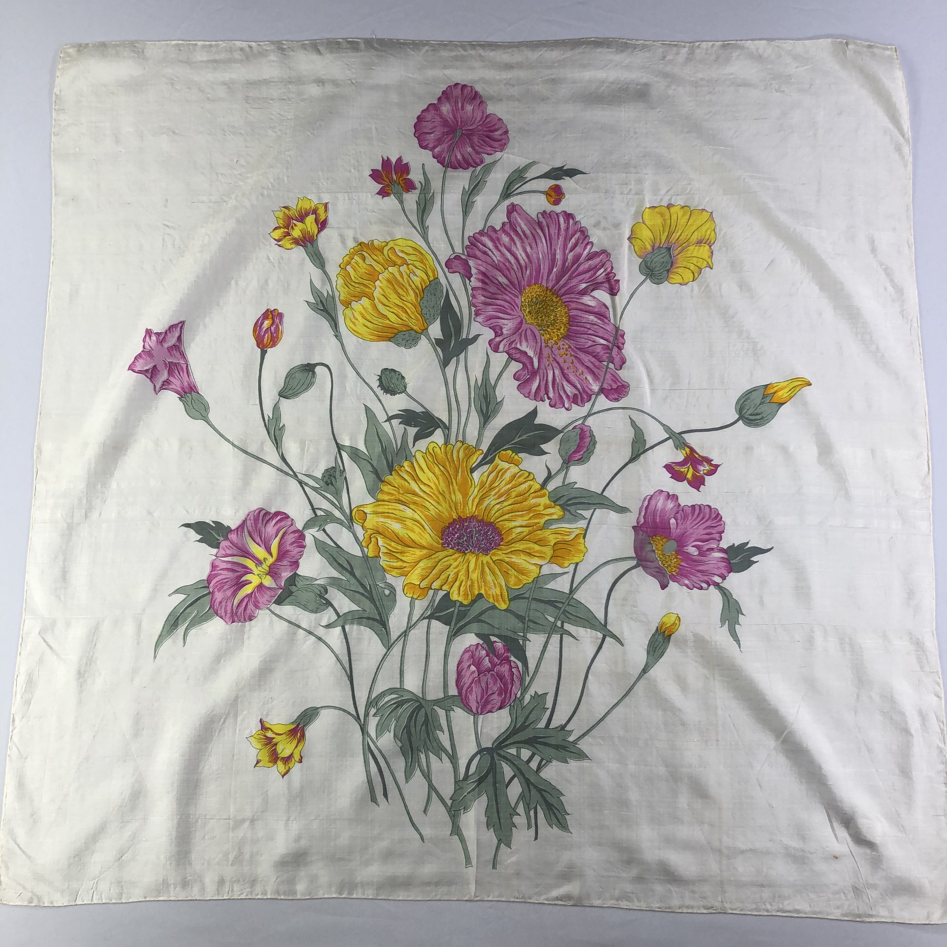 Vintage Vintage Silk Scarf Size ONE SIZE - 2 Thumbnail