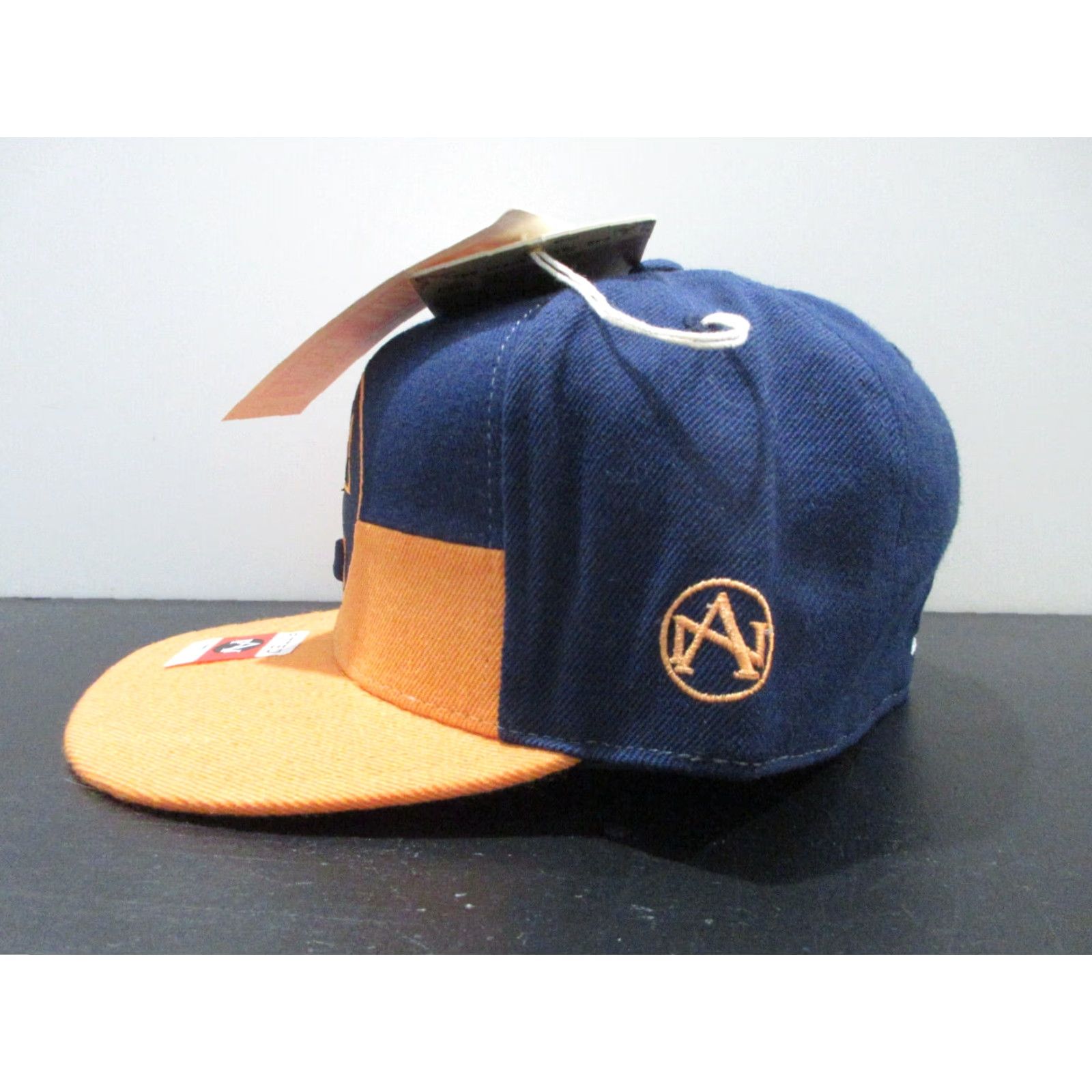 Vintage American Needle Blue Fives Baseball Cap 90s Logo Fitted Mens 7 1/2
