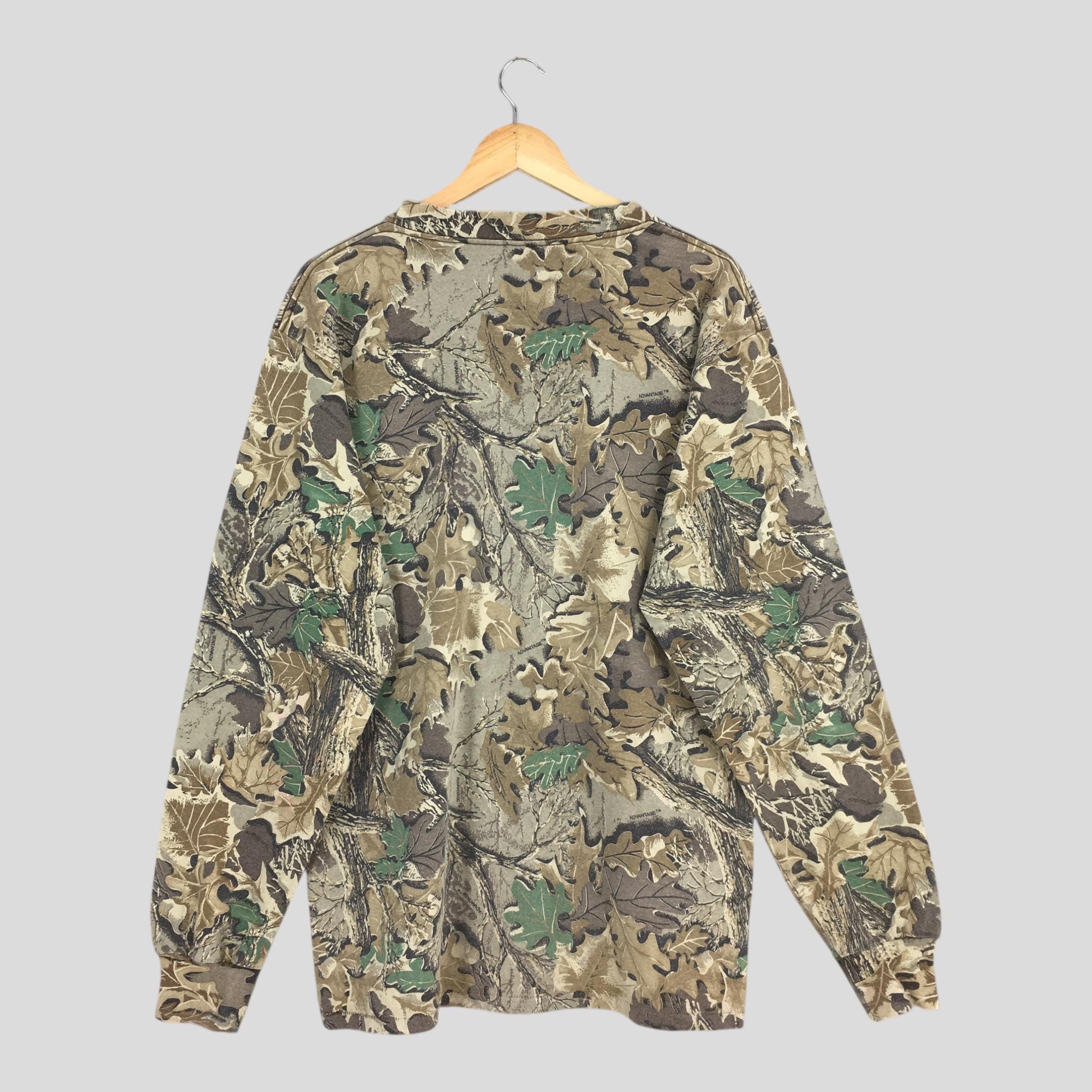 Wrangler Vintage 90s Wrangler Rugged Real Tree Camo T shirt XLarge Size US XL / EU 56 / 4 - 8 Thumbnail