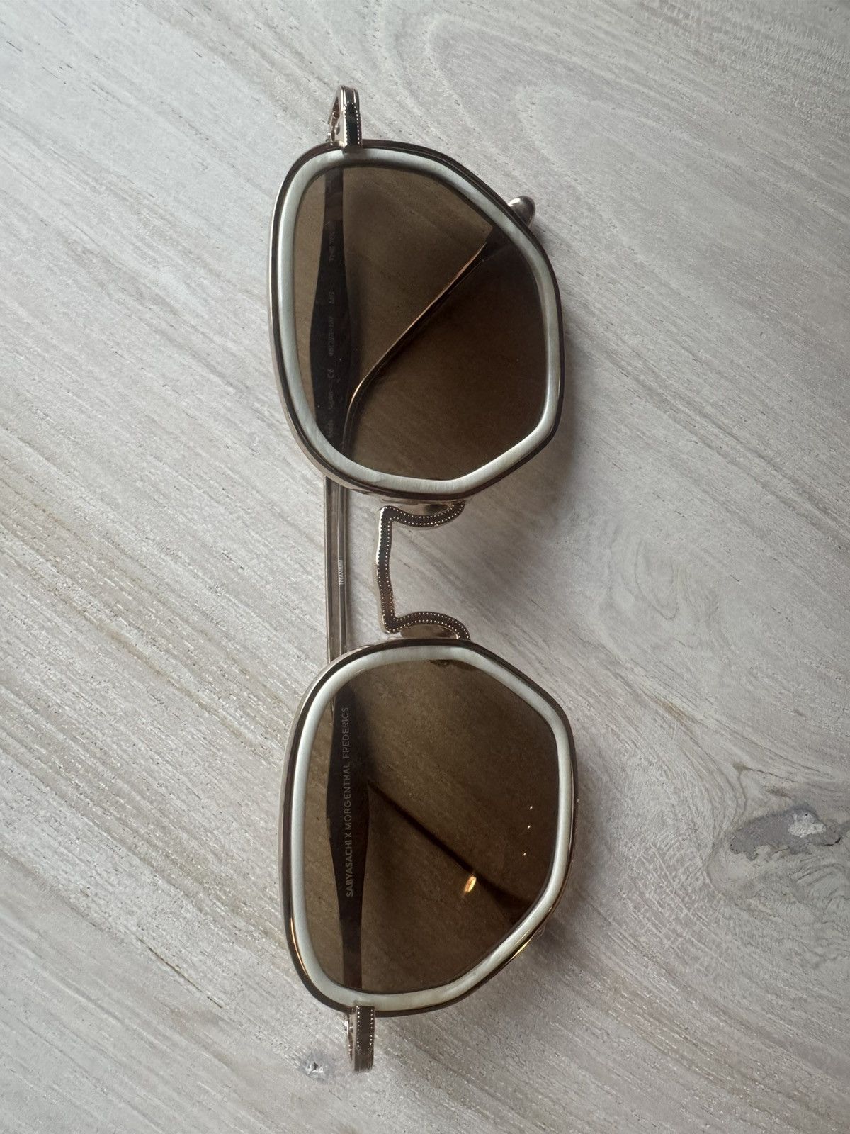 Other Sabyasachi x Morgenthal Frederics The Tolly Horn Sunglasses Size ONE SIZE - 4 Thumbnail