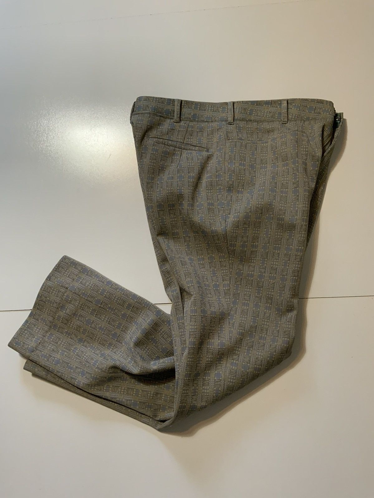 Vintage Vintage 60s 70s Polyester Mod Disco Flare Leisure Pants Size US 32 / EU 48 - 2 Thumbnail