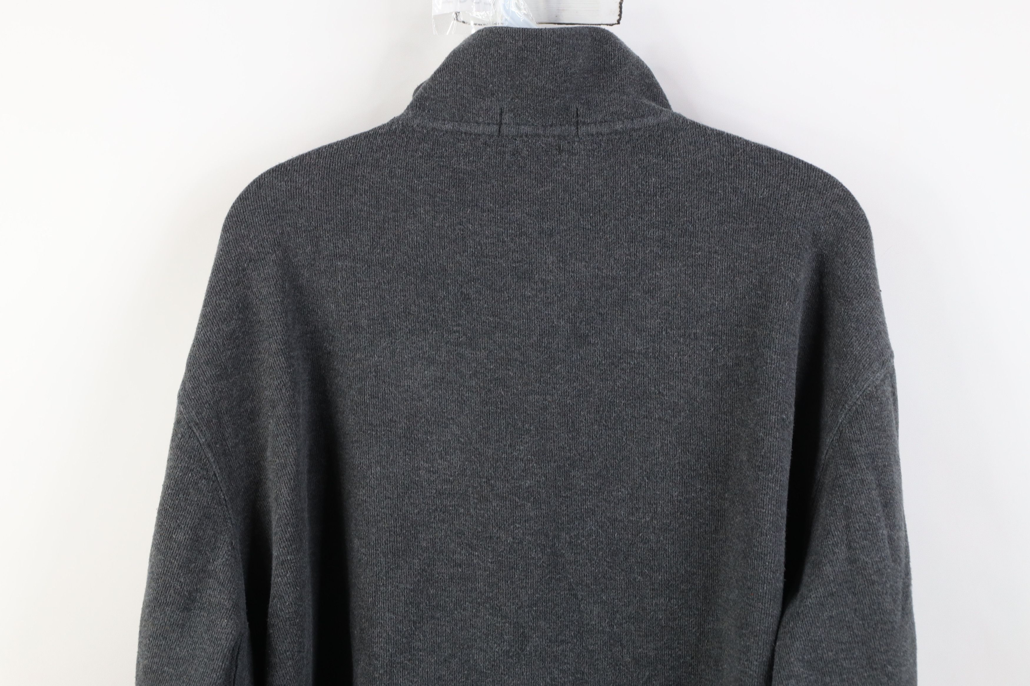 Ralph Lauren Vintage Ralph Lauren Cotton Ribbed Knit 1/4 Half Zip Sweater Size US XXL / EU 58 / 5 - 11 Thumbnail