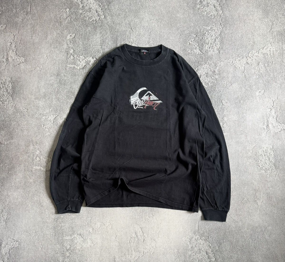 Quiksilver Quiksilver Quicksilver big logo surf tee tshirts long sleeve Size US L / EU 52-54 / 3 - 10 Thumbnail