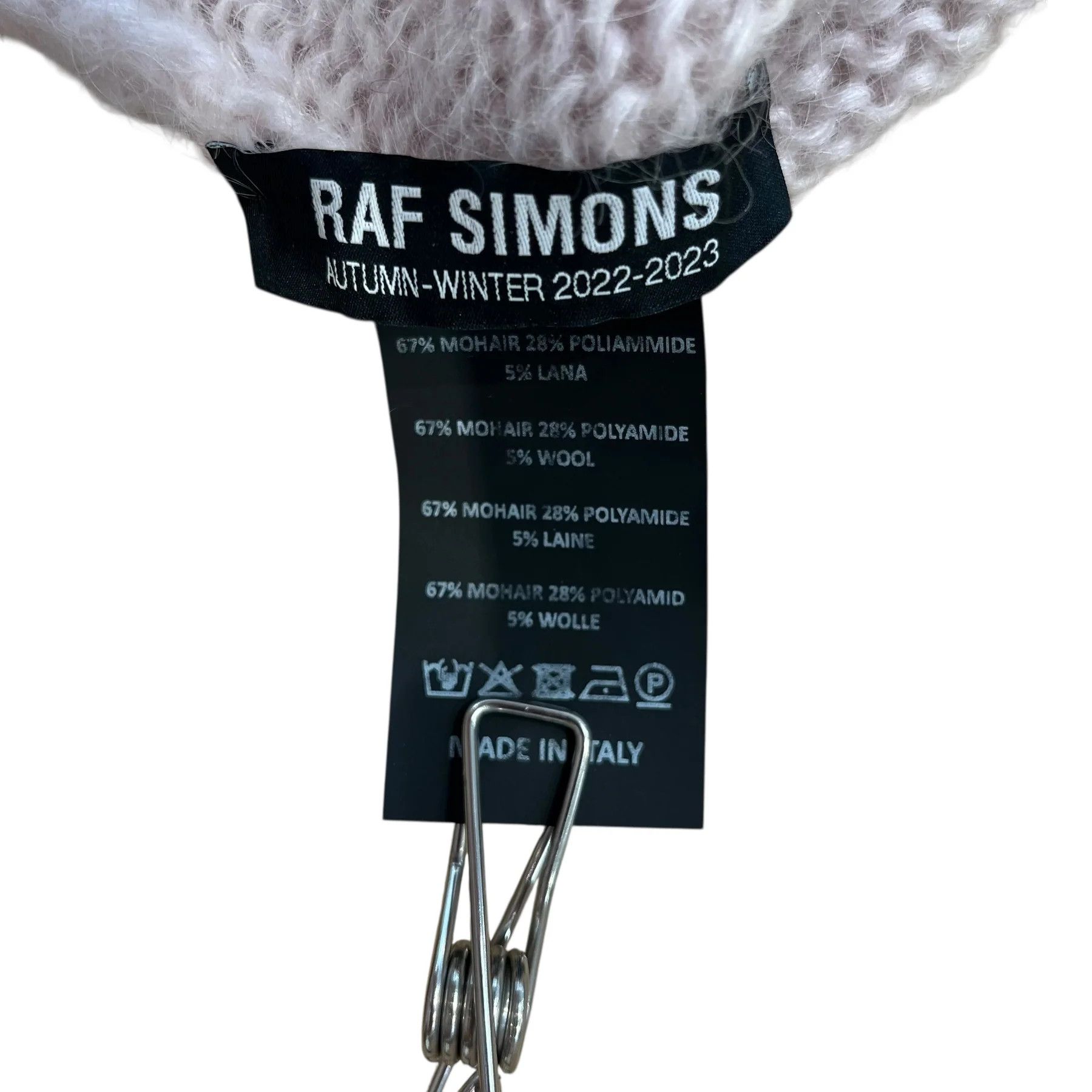Raf Simons Mohair Balaclava Mask Size ONE SIZE - 4 Thumbnail