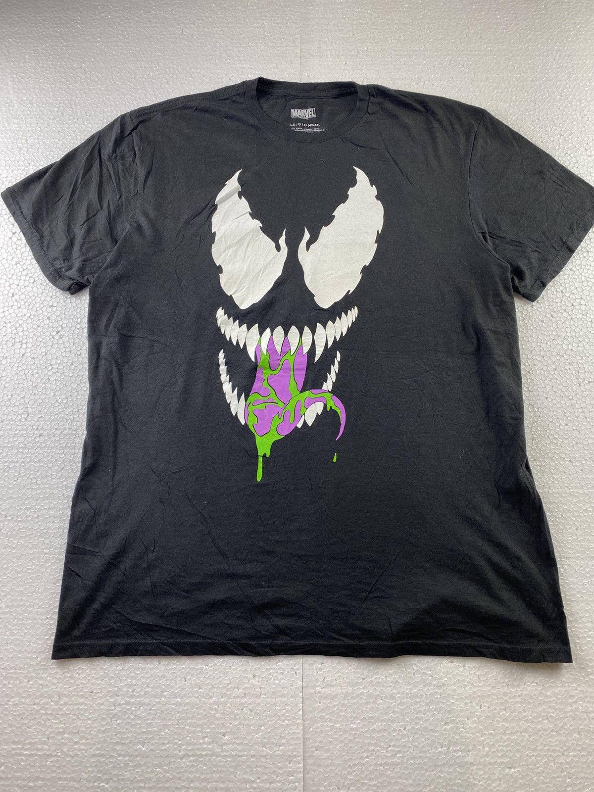 Designer × Marvel Comics × Vintage Marvel Men Venom Graphic ( B6) Size US L / EU 52-54 / 3 - 1 Thumbnail