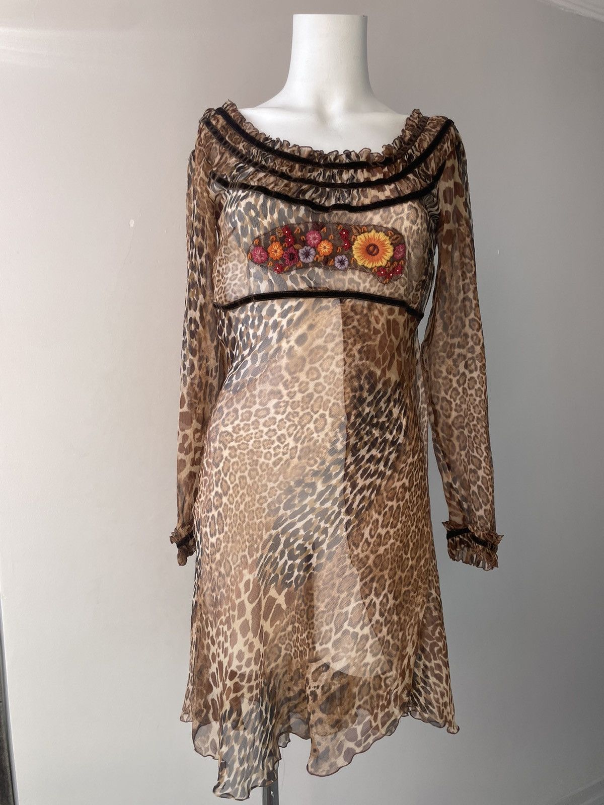 Blumarine Blumarine silk dress Size M / US 6-8 / IT 42-44 - 5 Thumbnail