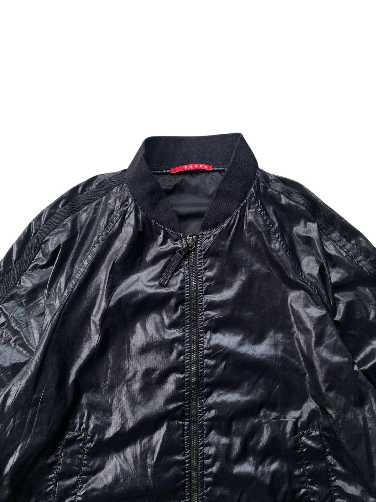 Prada Prada 2006 biker nylon bomber jacket Size US M / EU 48-50 / 2 - 4 Thumbnail