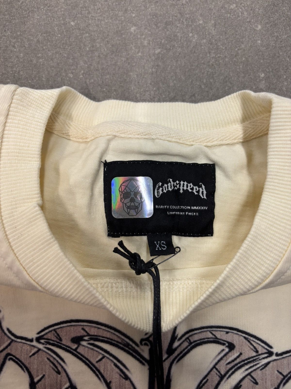 Godspeed Godspeed Under Construction Thermal Tee, Bone Size US XS / EU 42 / 0 - 8 Thumbnail