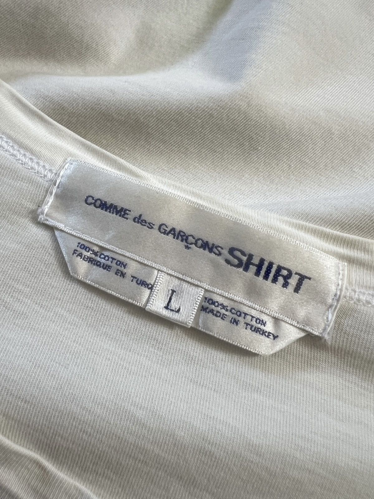 Comme des Garcons Comme des Garçons SS2004 Liberte French Word Tshirt Size US M / EU 48-50 / 2 - 8 Thumbnail