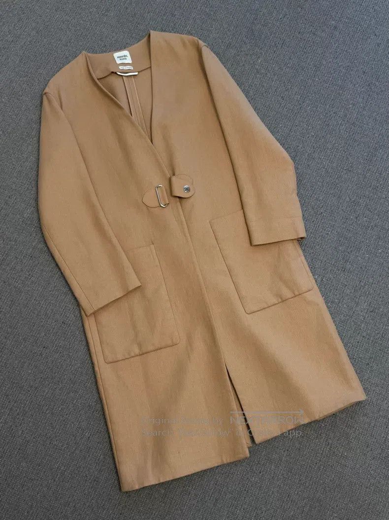 Hermes Hermes Long overcoat Size XS / US 0-2 / IT 36-38 - 1 Thumbnail