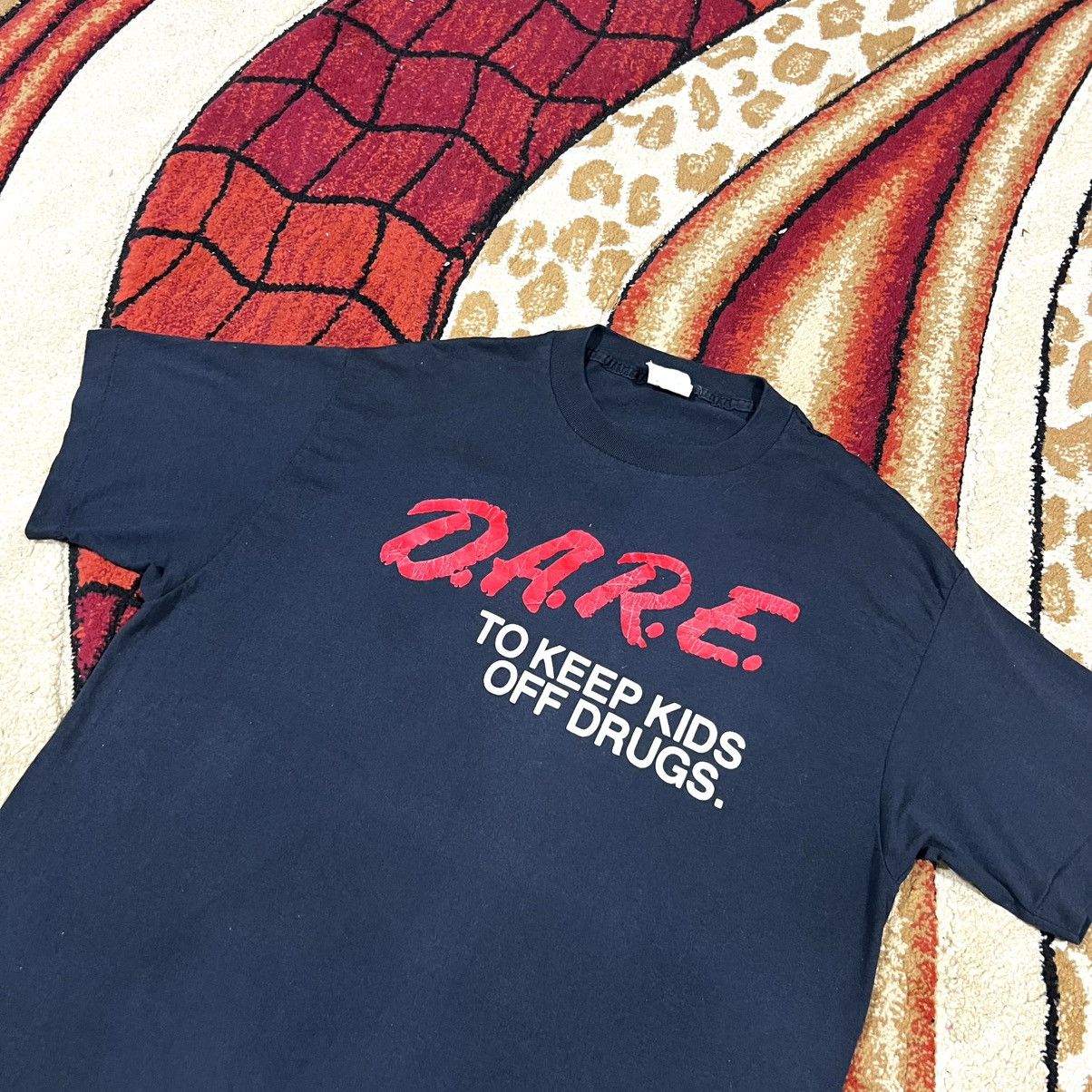 D.A.R.E Vintage 90s D.A.R.E Rare T Shirt Size US L / EU 52-54 / 3 - 1 Thumbnail