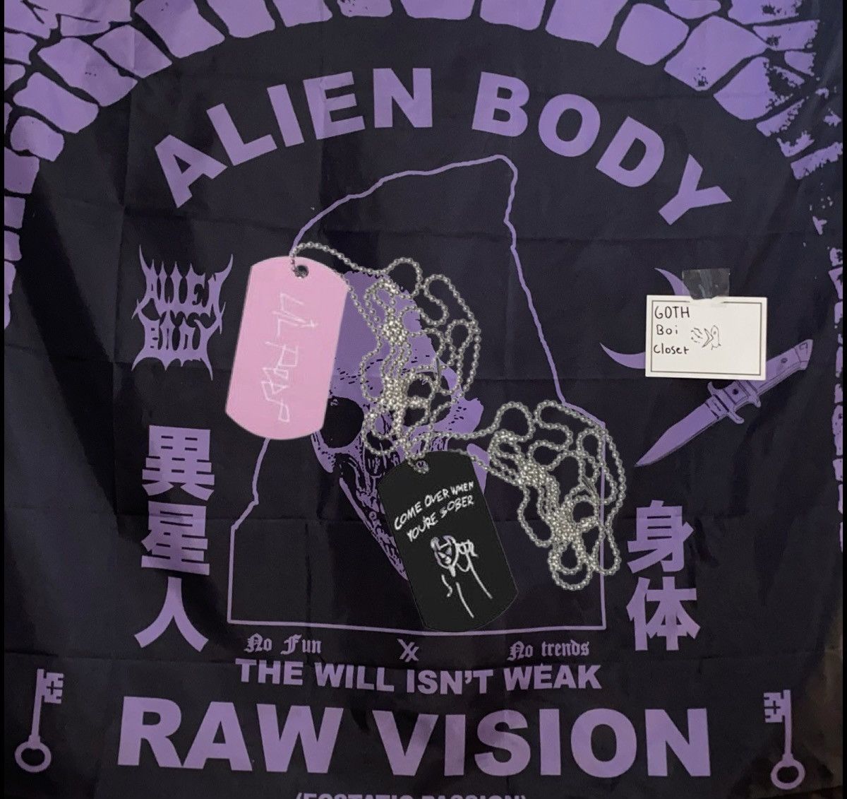 GOTHBOICLIQUE × Lil Peep COWYS 2 dog tags Size ONE SIZE - 1 Thumbnail