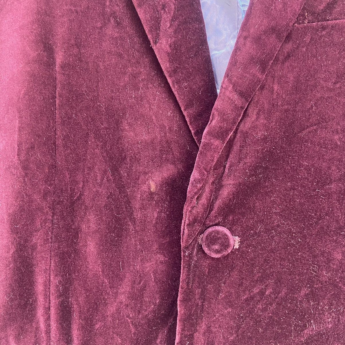 Levi's × Velvet Levi’s Black Velvet Maroon Stylish Jacket Size US S / EU 44-46 / 1 - 12 Thumbnail