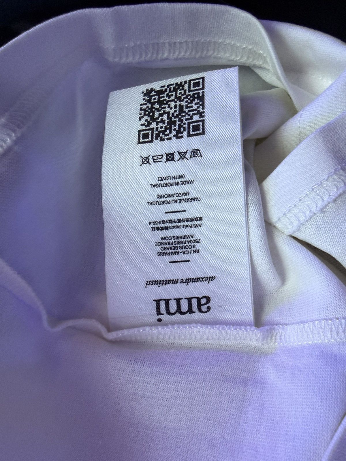 AMI Ami (Alexandre Mattiussi) Paris T-Shirt, embroidered logo Size US XXS / EU 40 - 3 Thumbnail